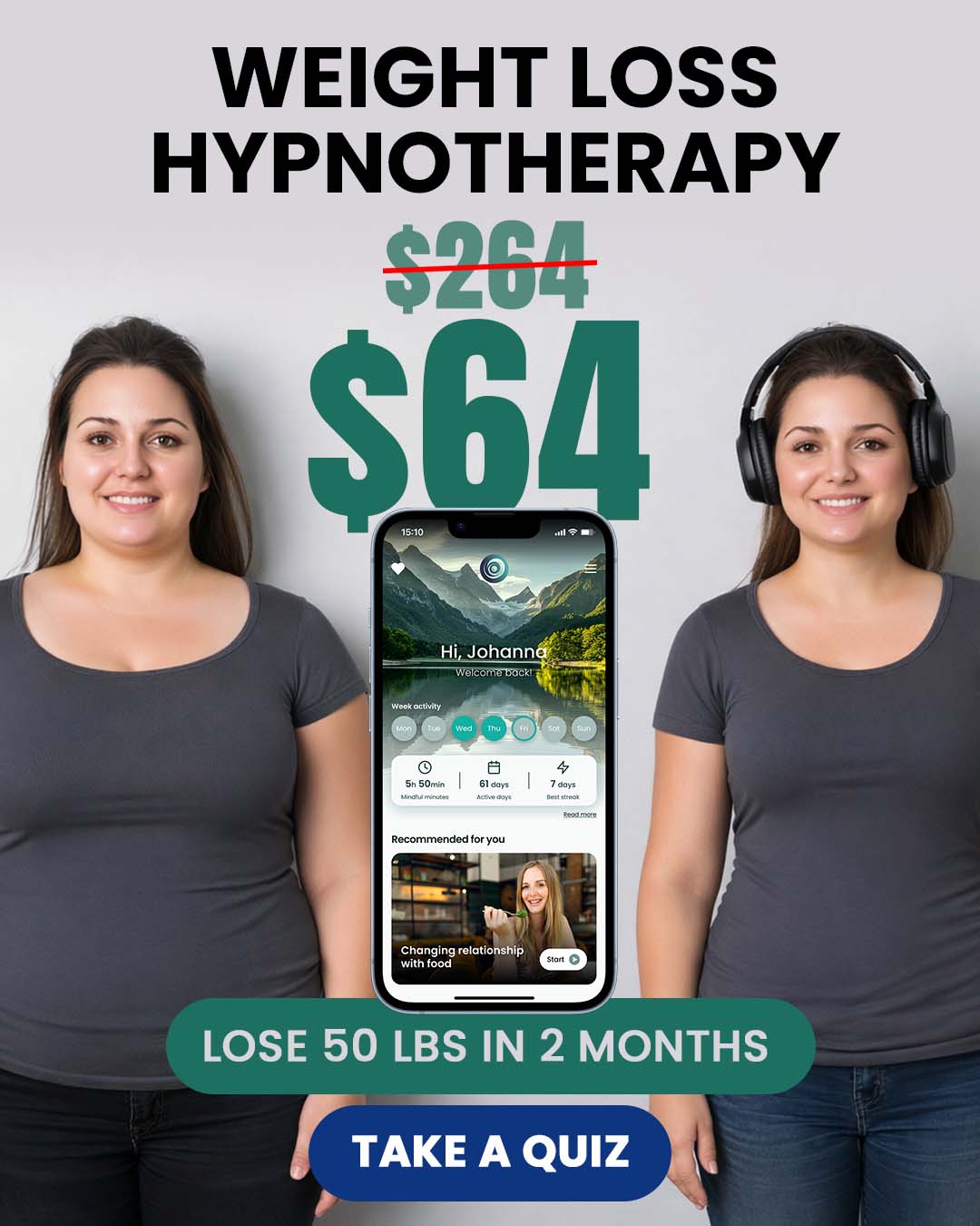 Hypnozio: power of hypnotherapy Facebook ad