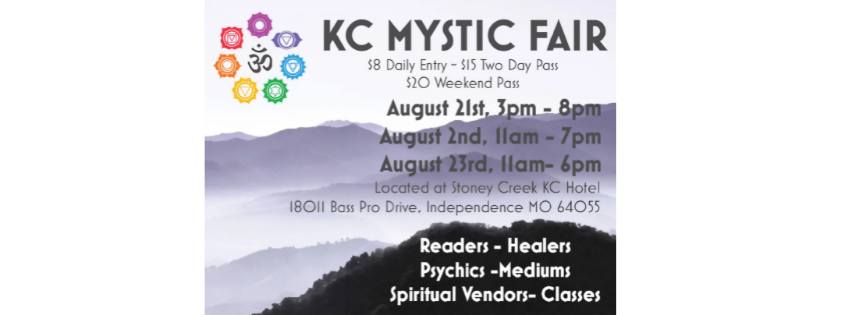 Empowered Healing KC Facebook ad: KC Mystic Fair