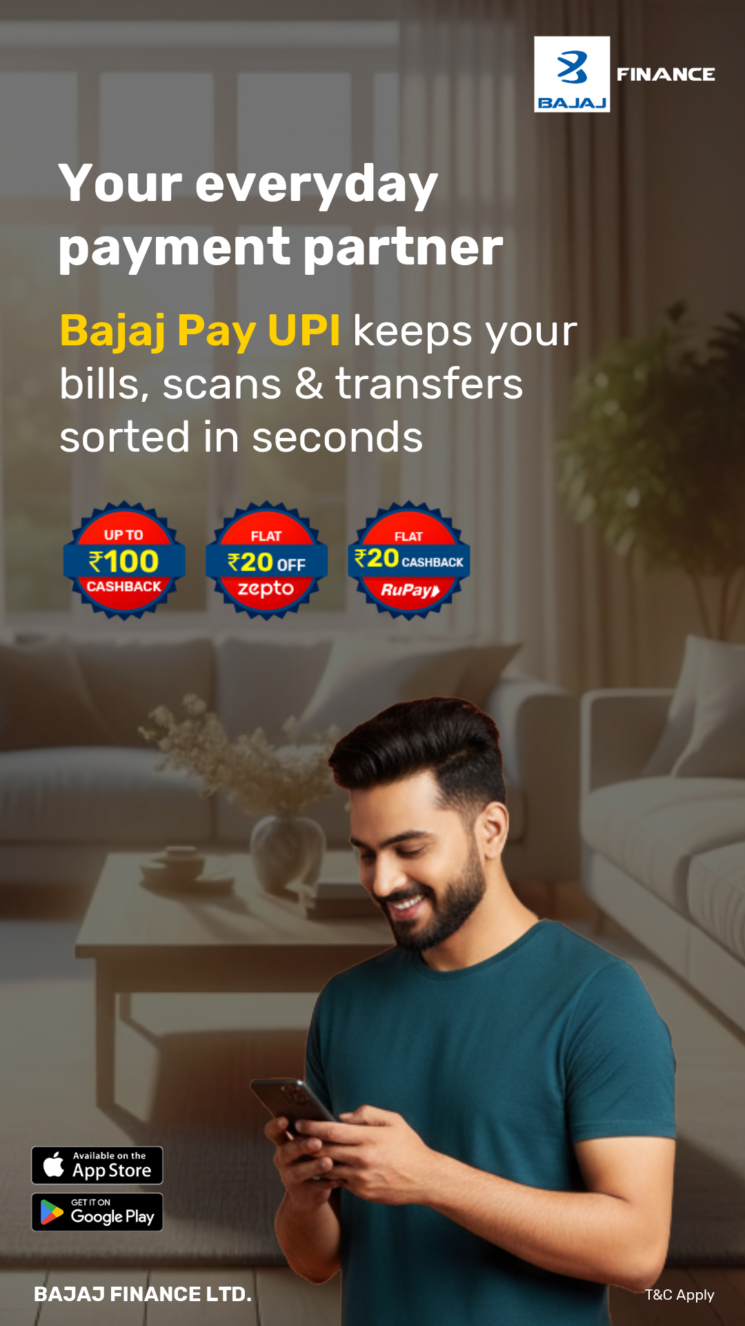 Bajaj Finserv Facebook ad