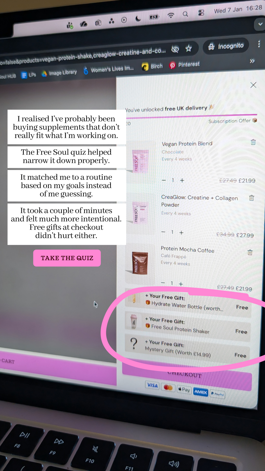 Free Soul Facebook ad