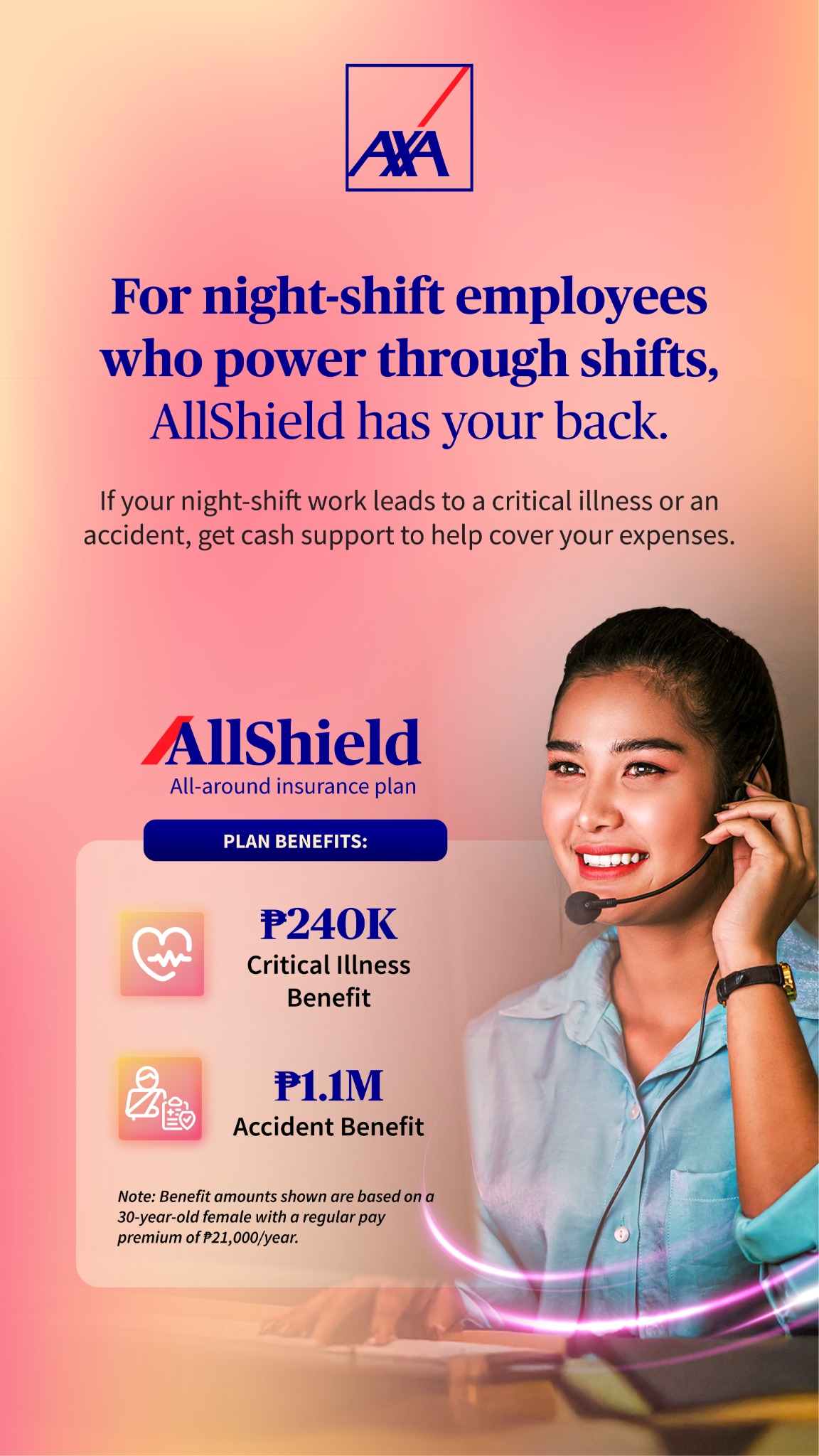 AXA Philippines Facebook ad