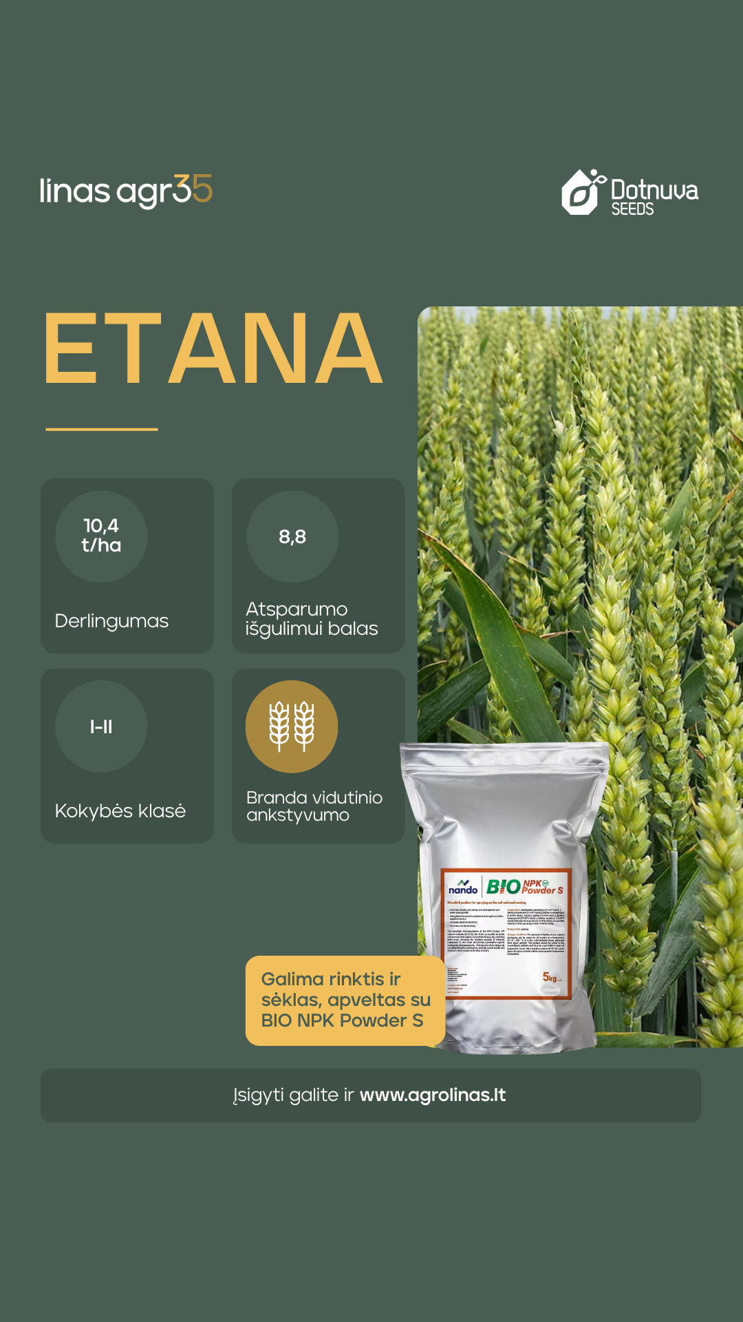 Linas Agro Lietuva Facebook ad