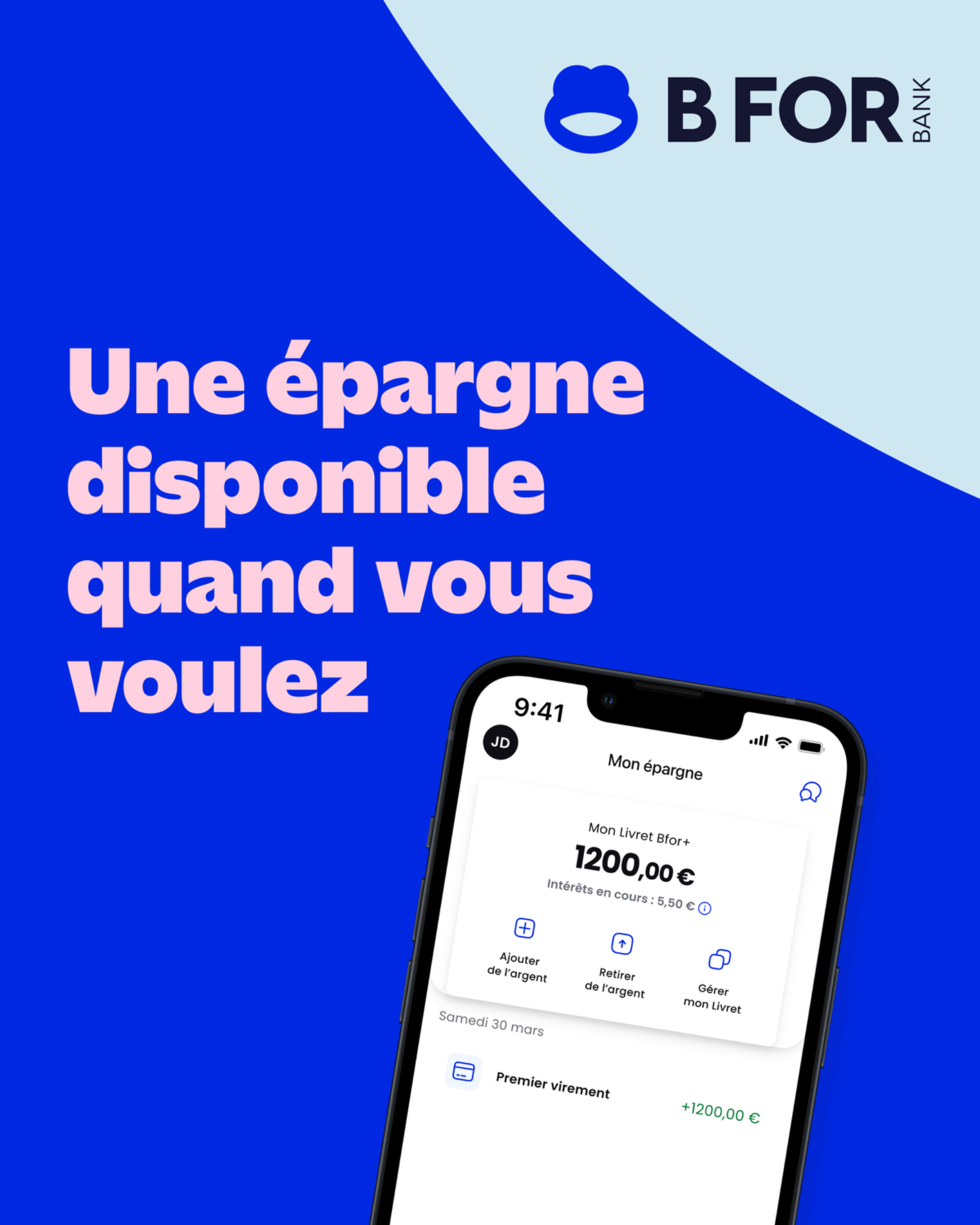 BforBank Facebook ad