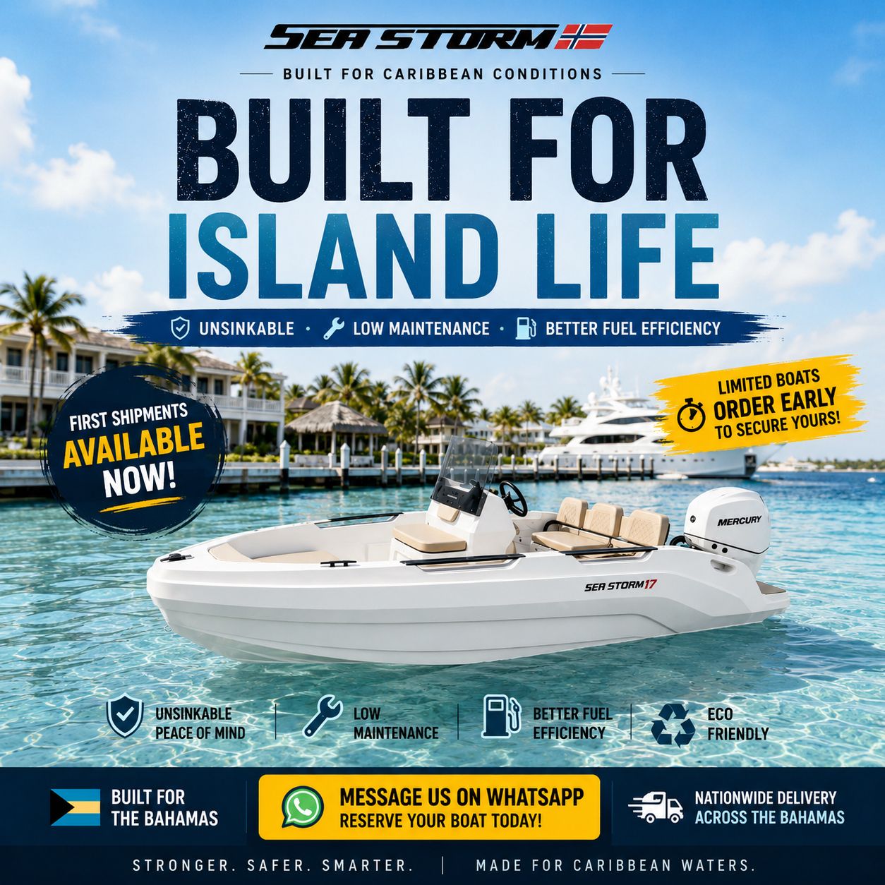 Seastorm Caribbean, Mexico & Canada Facebook ad from Jul 4, 2026