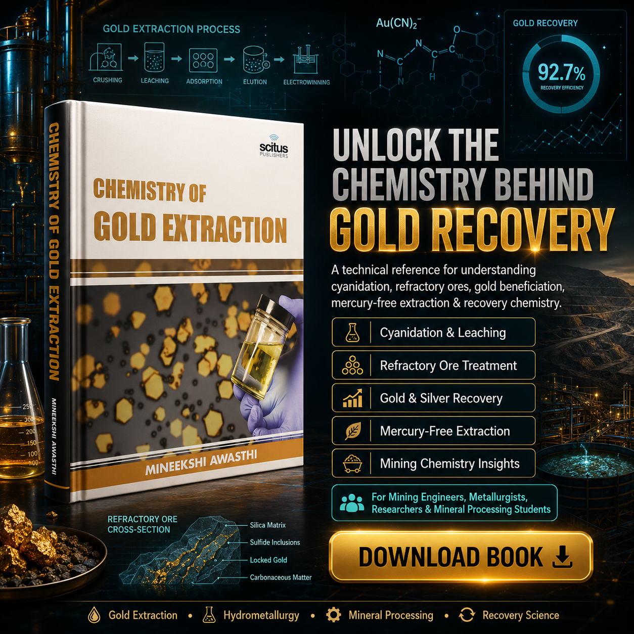 ChidoMining Facebook ad: Master the Science of Gold Recovery