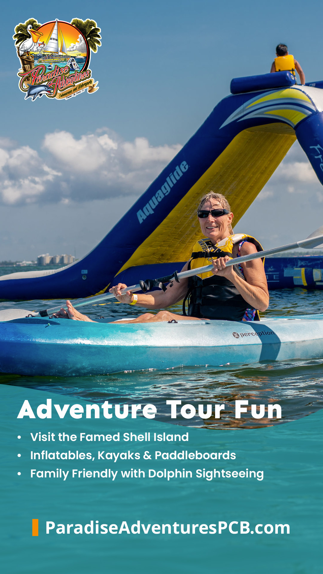Paradise Adventures Facebook ad from Jun 22, 2026