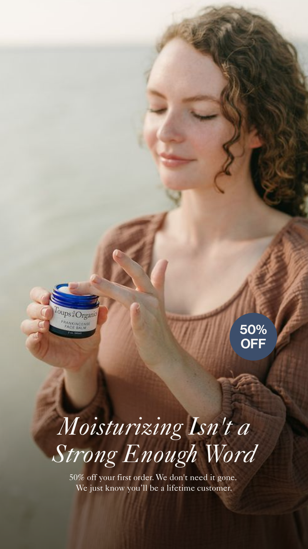 Toups and Co Organics Facebook ad