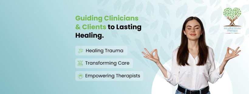 Mindful State Therapy PLLC Facebook ad: Trauma-informed therapy & training for clients and…