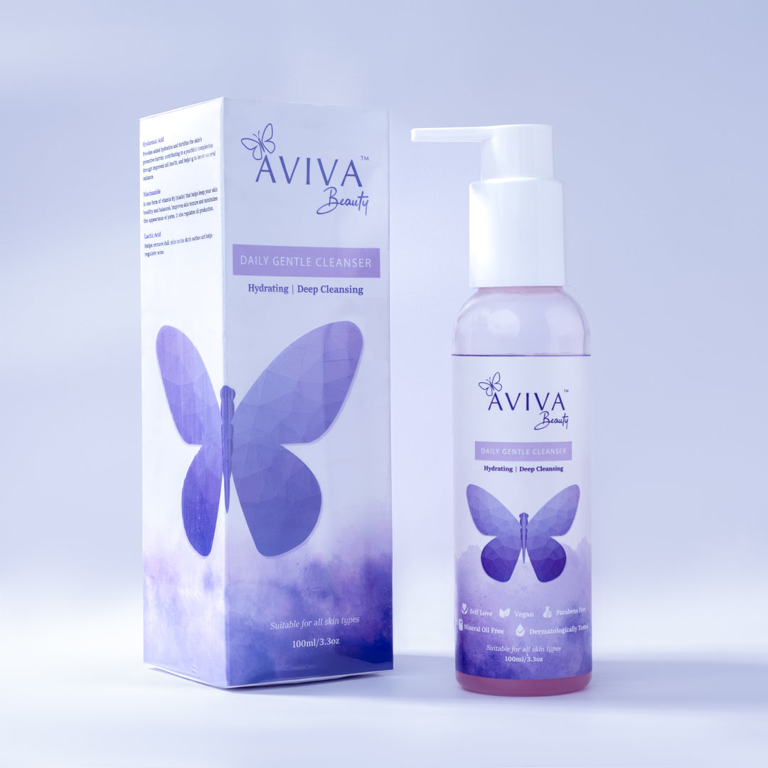 Aviva Beauty Facebook ad: Give the gift of glowing skin with the…