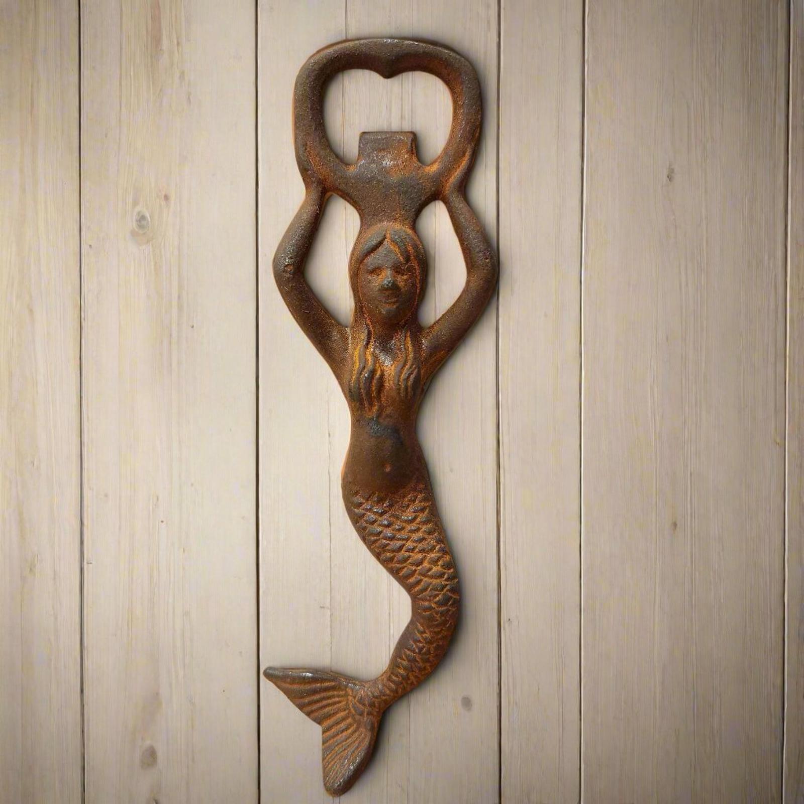 Matt Hauge Facebook ad: Mermaid Cast Iron Bottle Opener With Antique Finish…