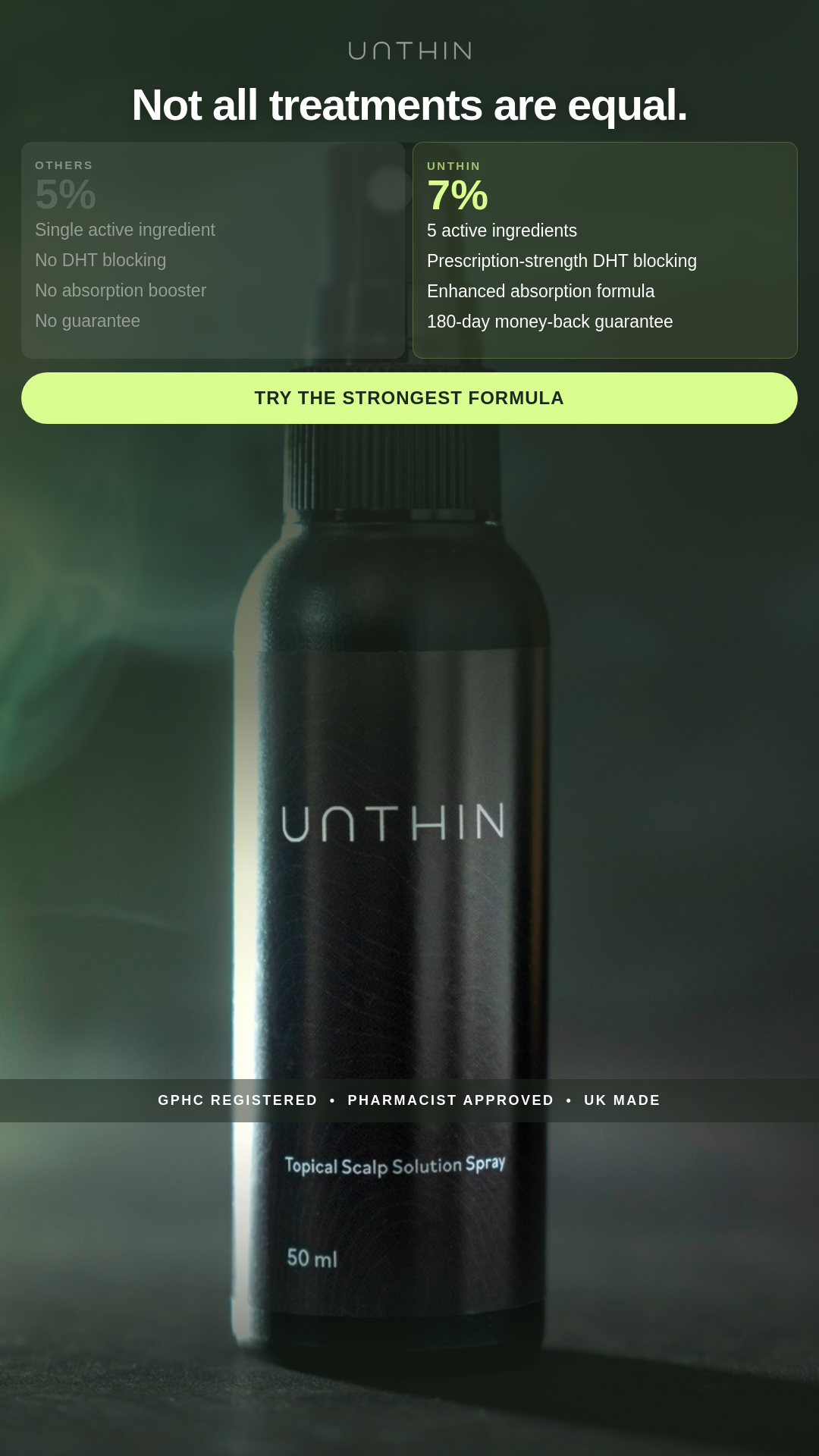 Unthinhair Facebook ad