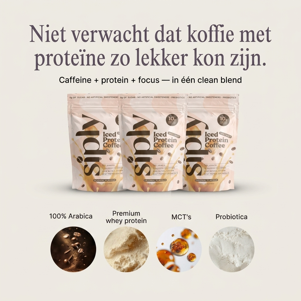 Siply Coffee Facebook ad: Krijg 15% extra korting met SIPLY15OFF