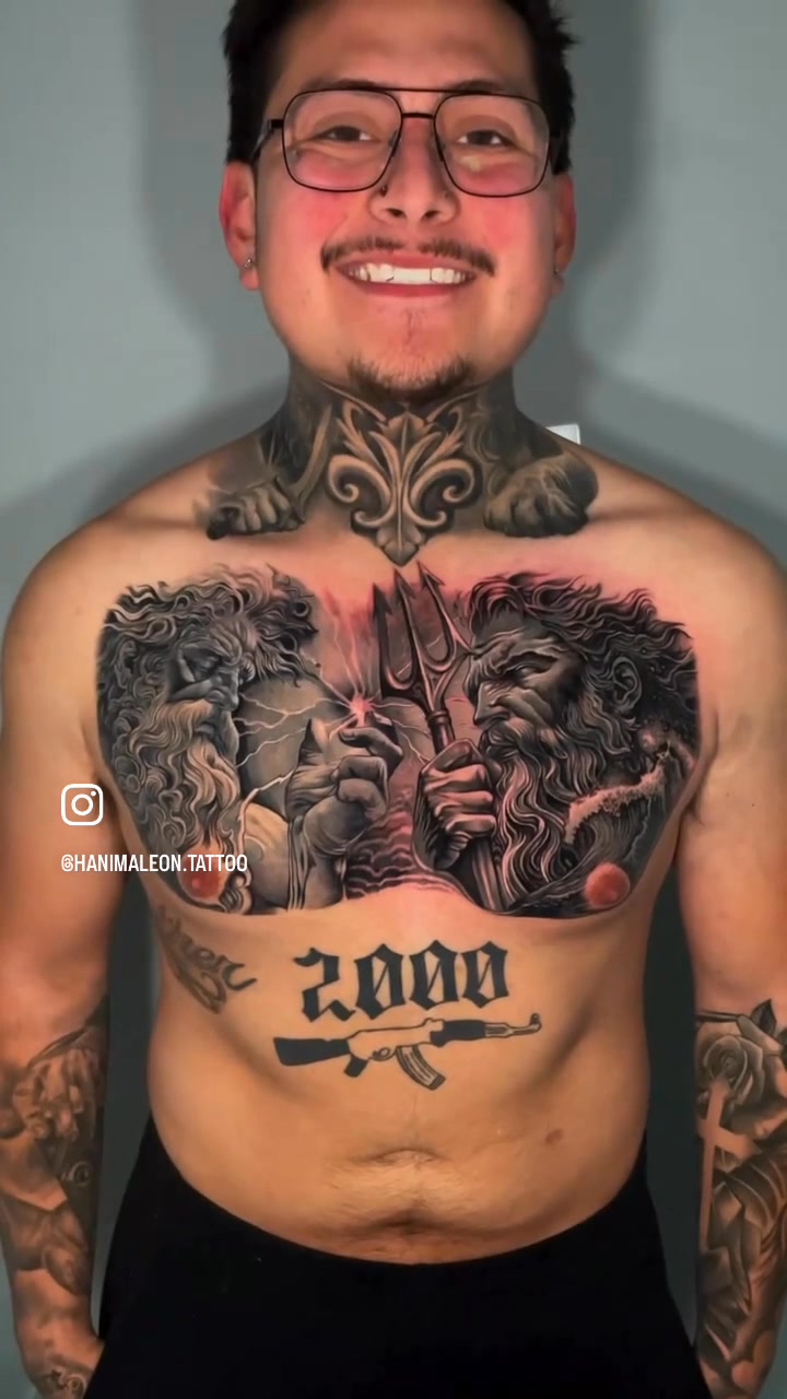 HanimaLeon Facebook ad: Este pecho no se improvisa.
