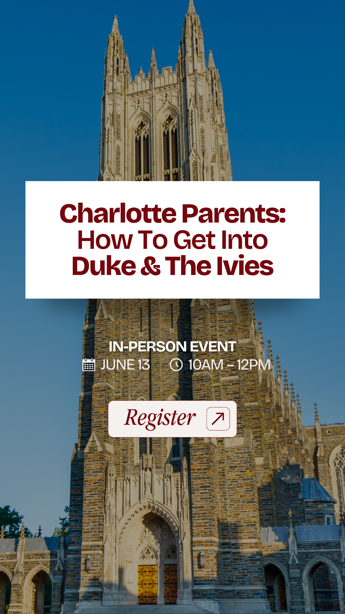 Crimson Education Facebook ad