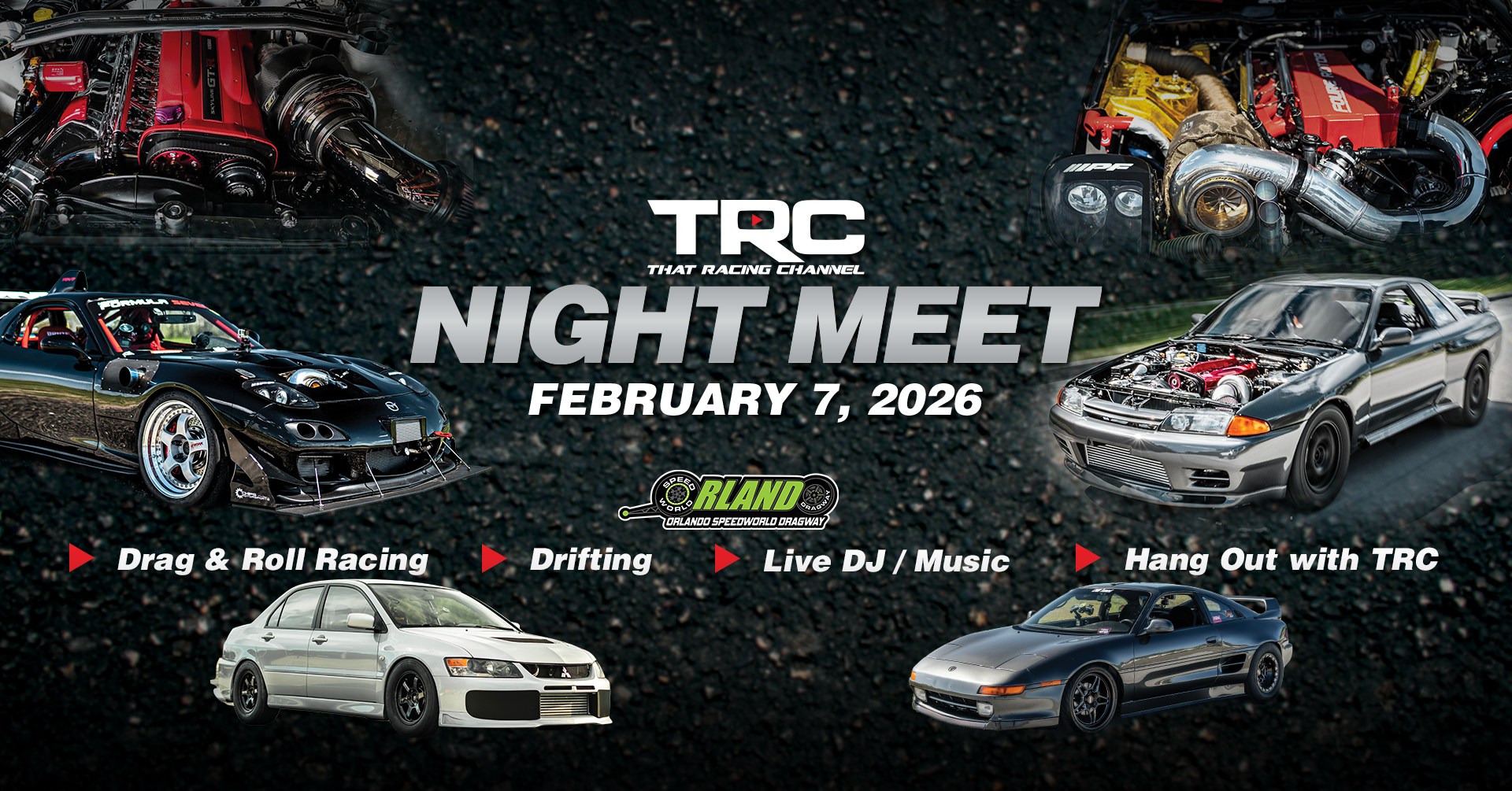 That Racing Channel Facebook ad: TRC Night Meet at OSW