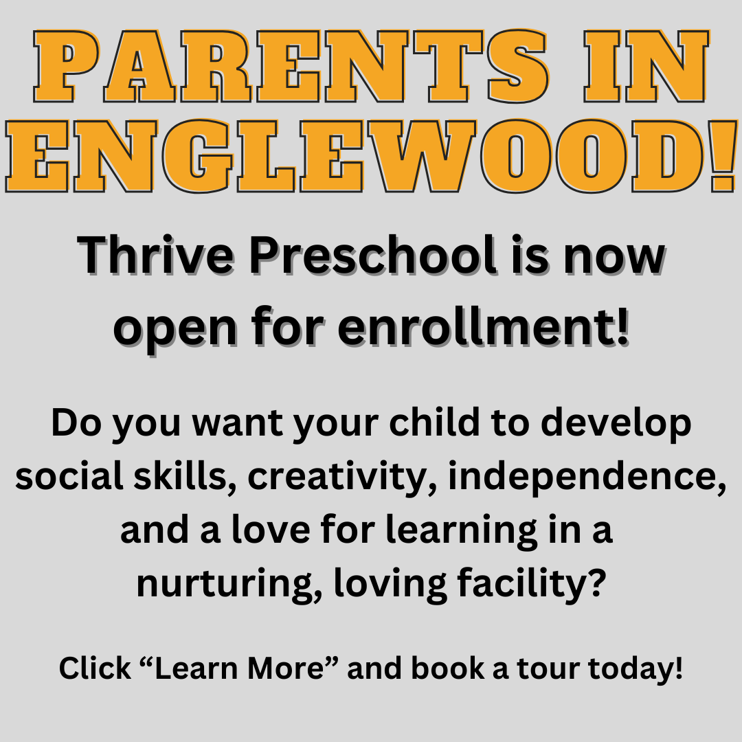 Thrive Preschool Englewood Facebook ad