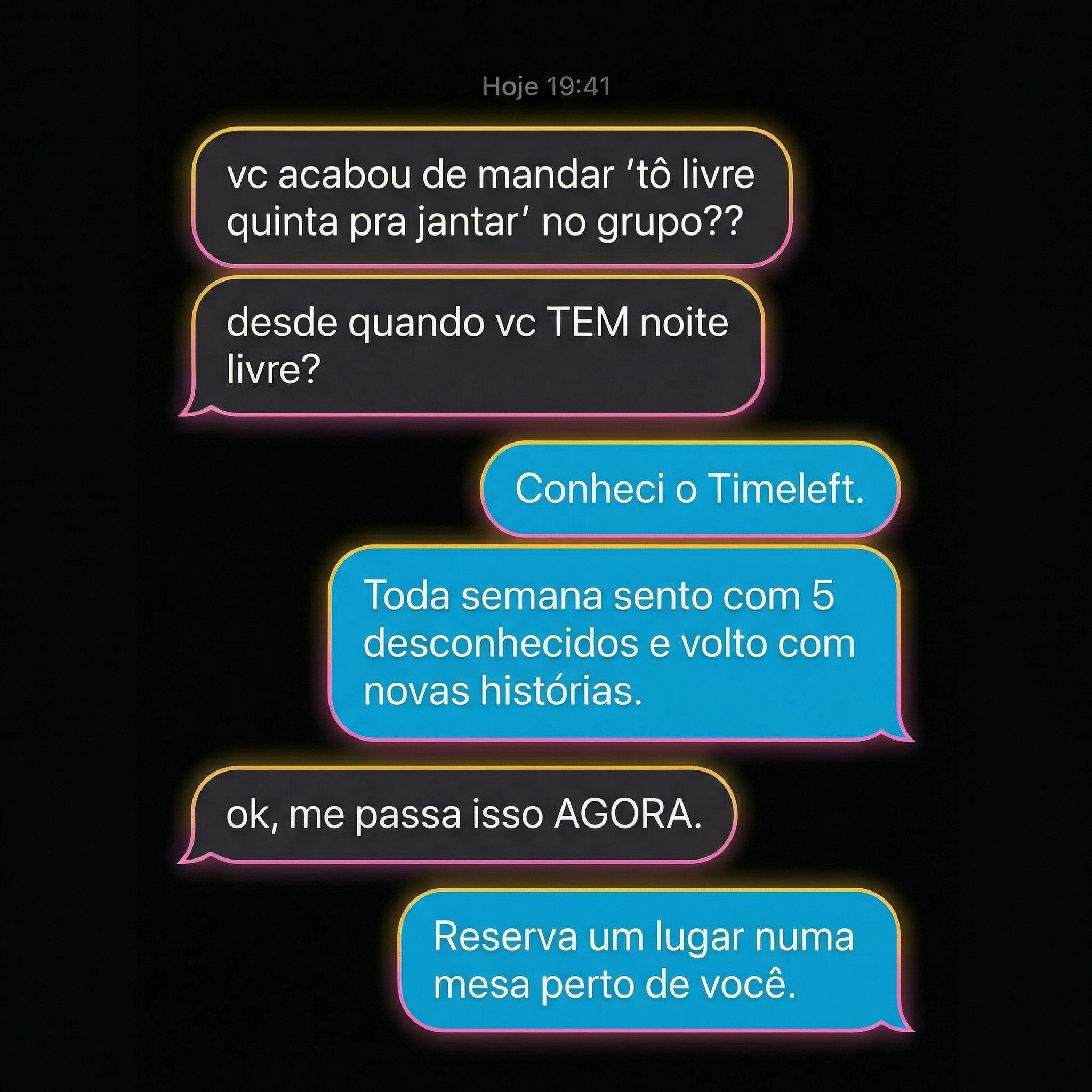Timeleft Facebook ad