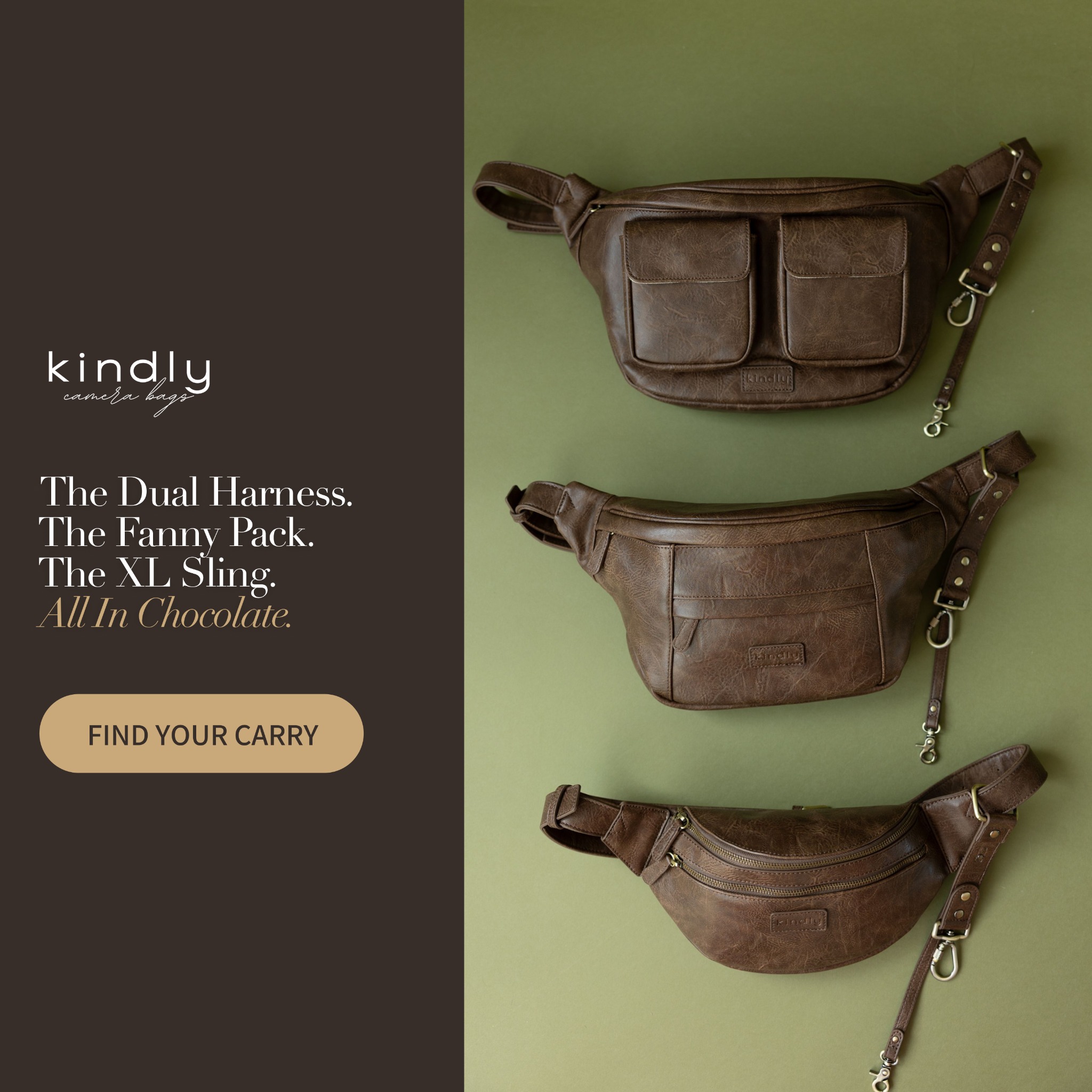 Kindly Camera Bags Facebook ad
