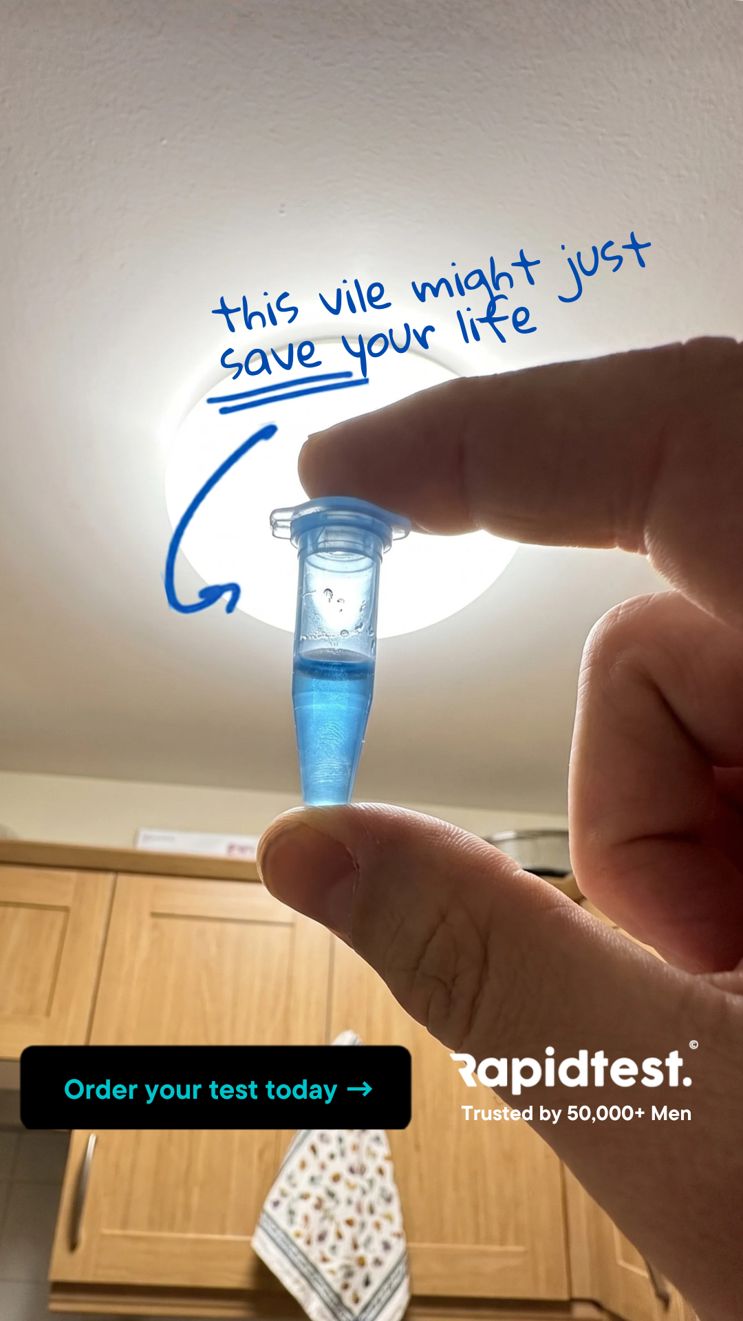 RapidTest Facebook ad