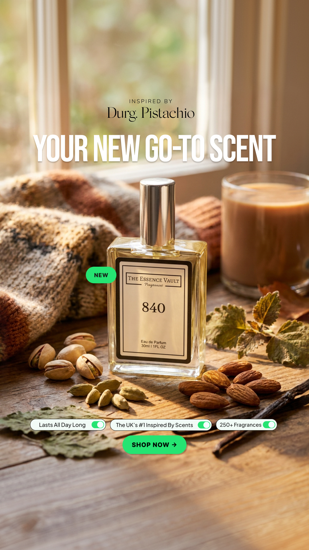 The Essence Vault Facebook ad