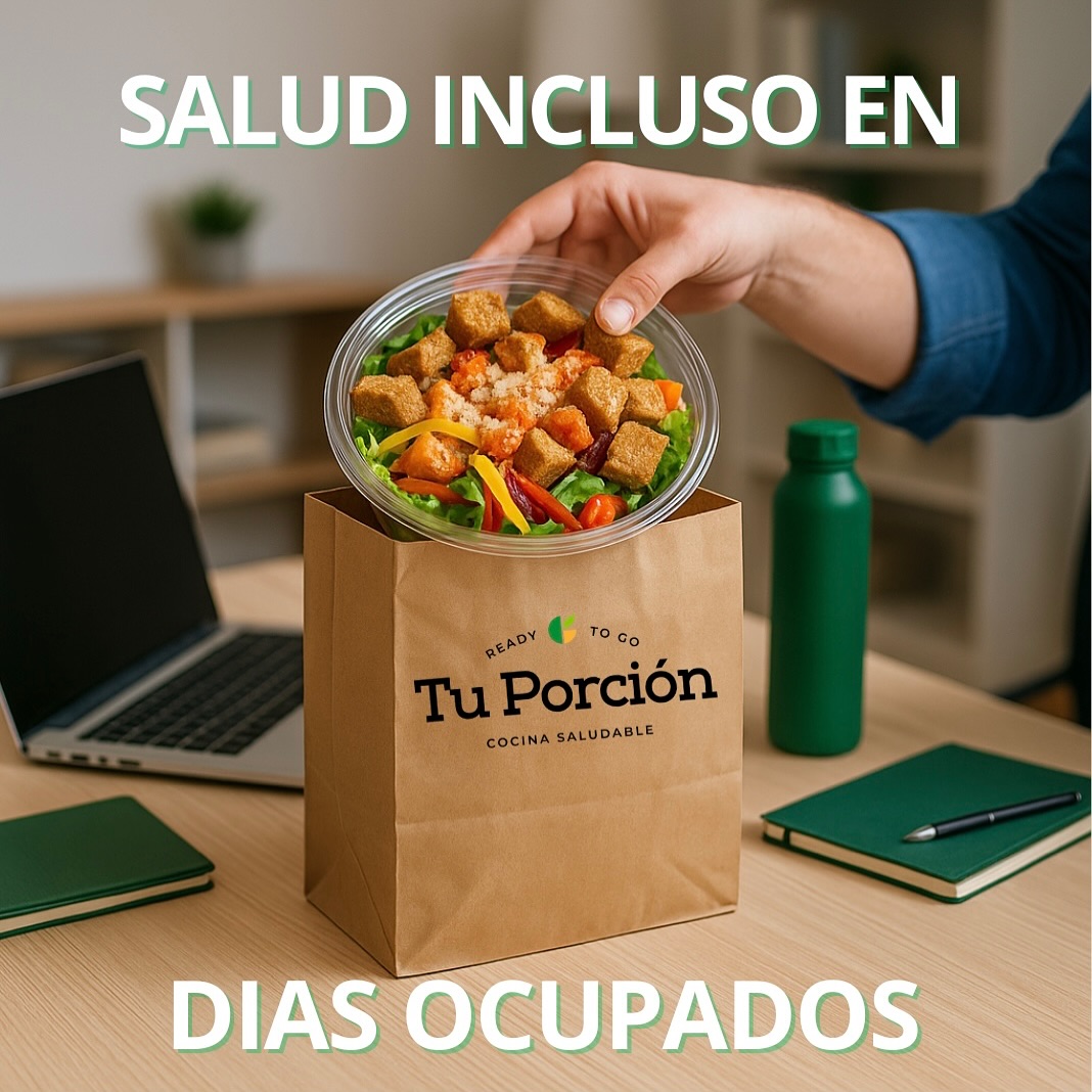 Tu Porción Hermosillo Facebook ad: ¿Días de juntas, pendientes y poco tiempo?