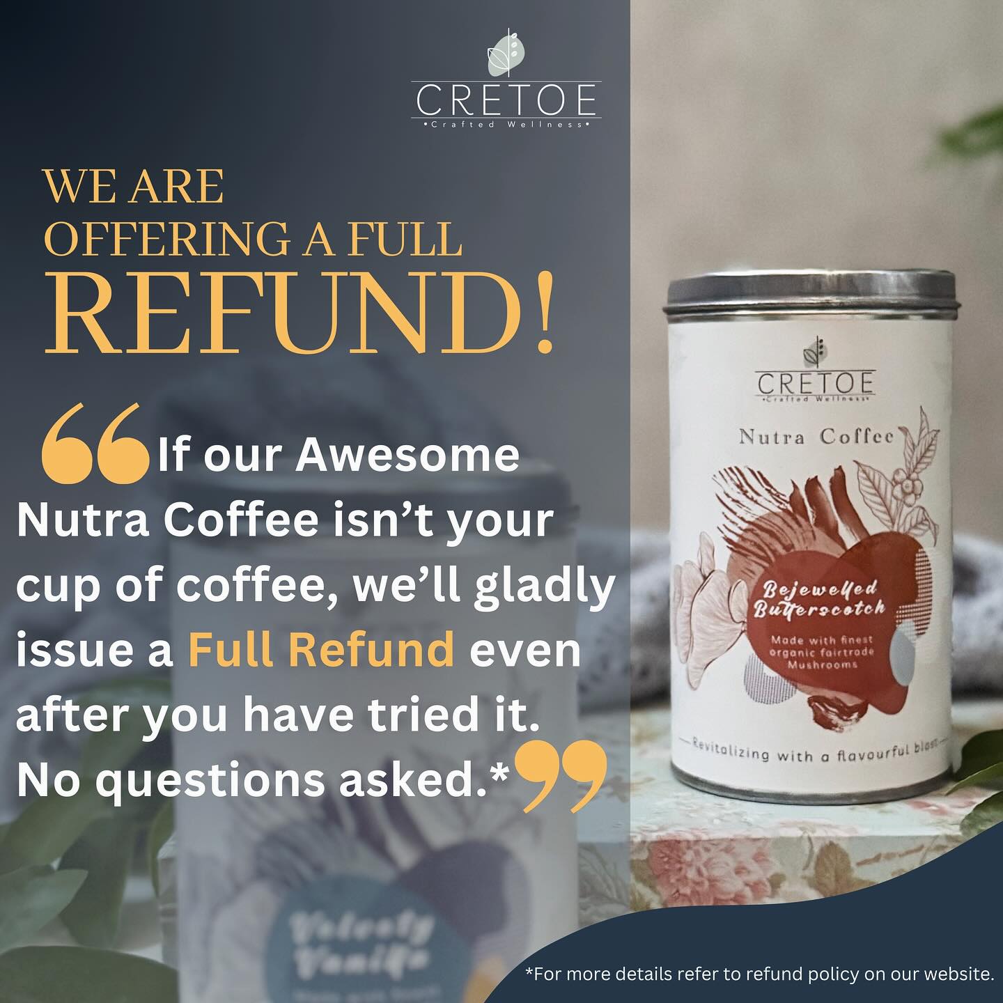 Cretóe Facebook ad: Nutra Coffee - Velvety Vanilla