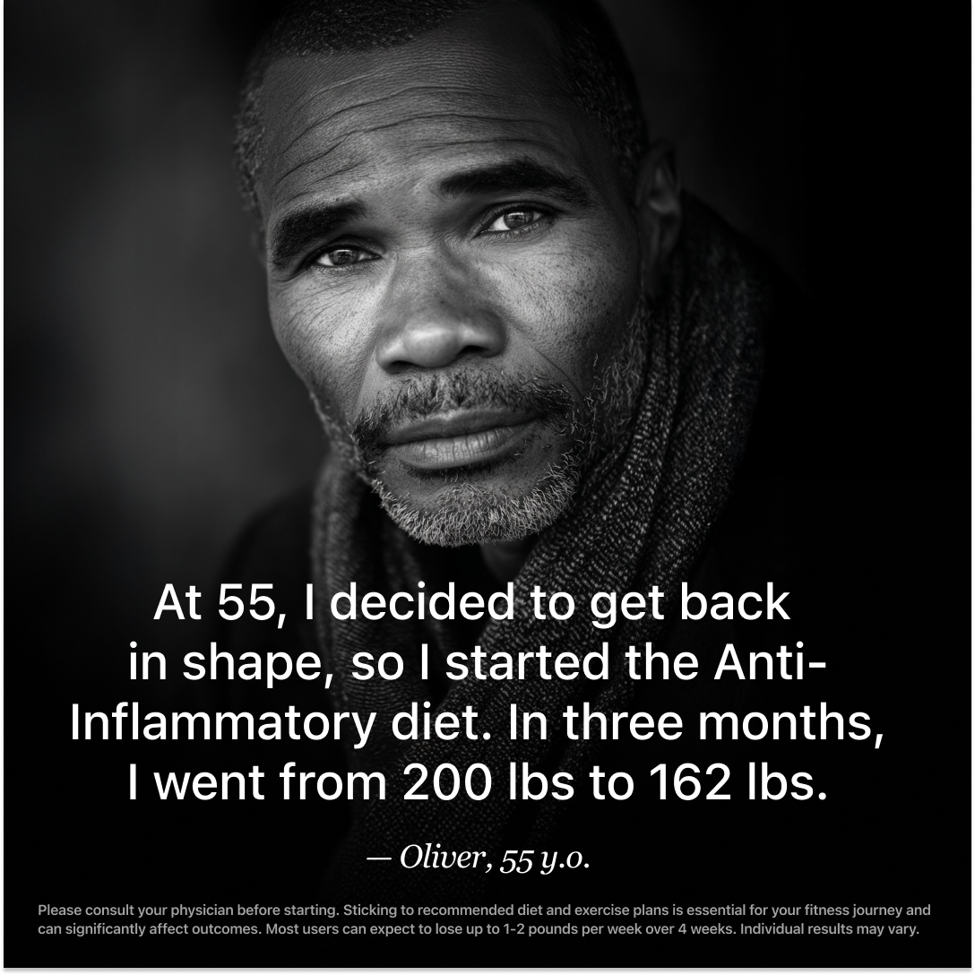 Anti-Inflammatory Challenge Facebook ad