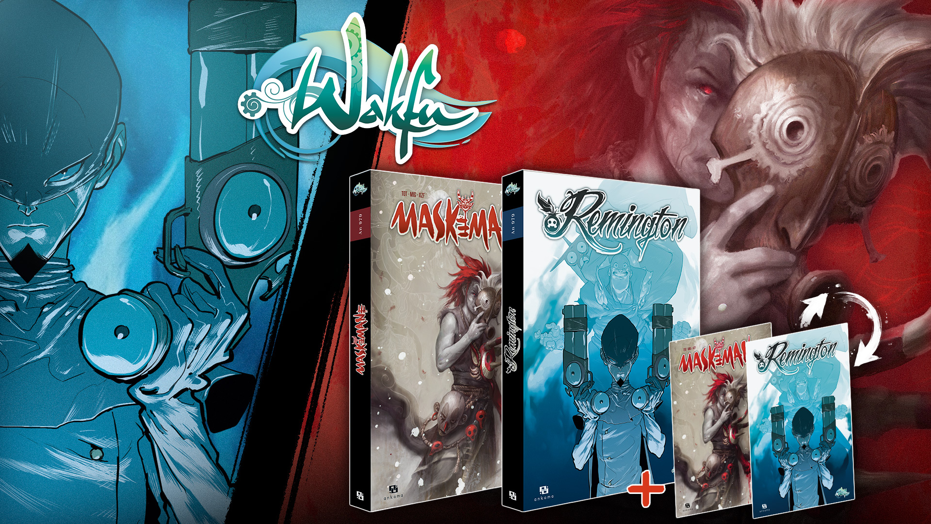 Ankama Editions Facebook ad: WAKFU Maskemane