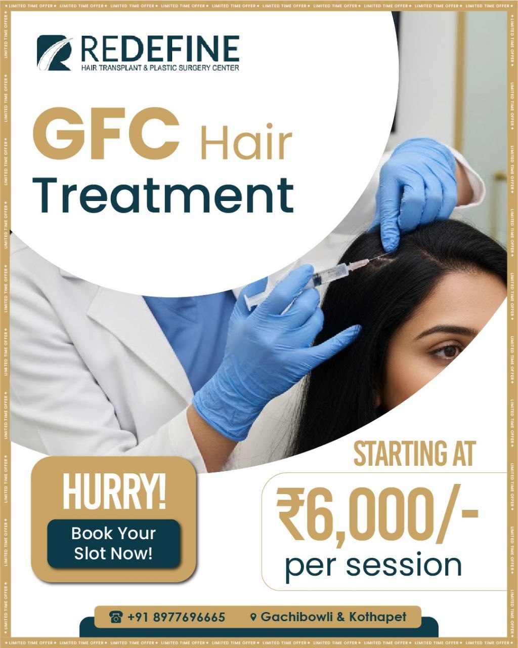 Redefine Skin and Hair Transplant Center Facebook ad