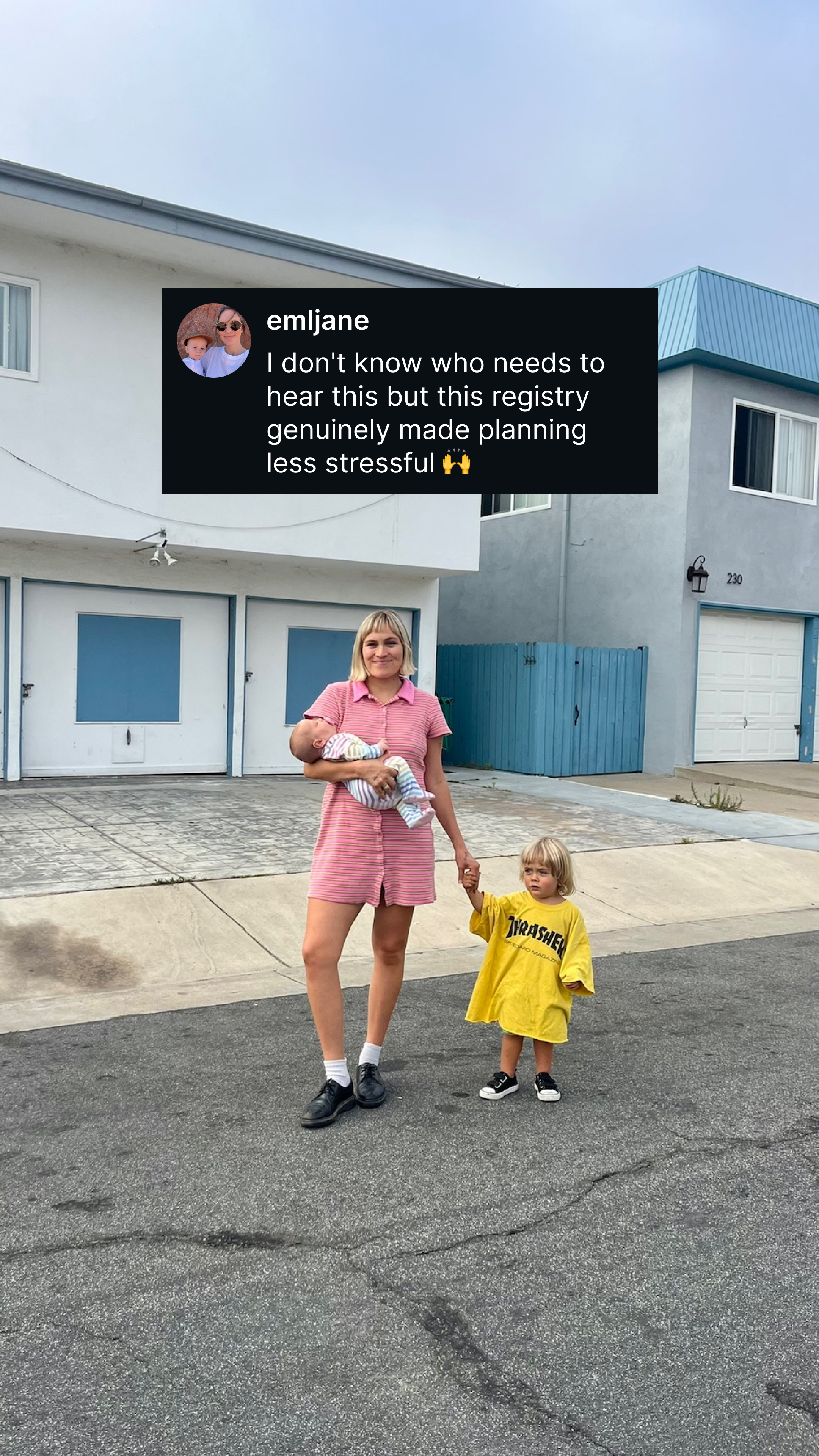 Babylist Facebook ad