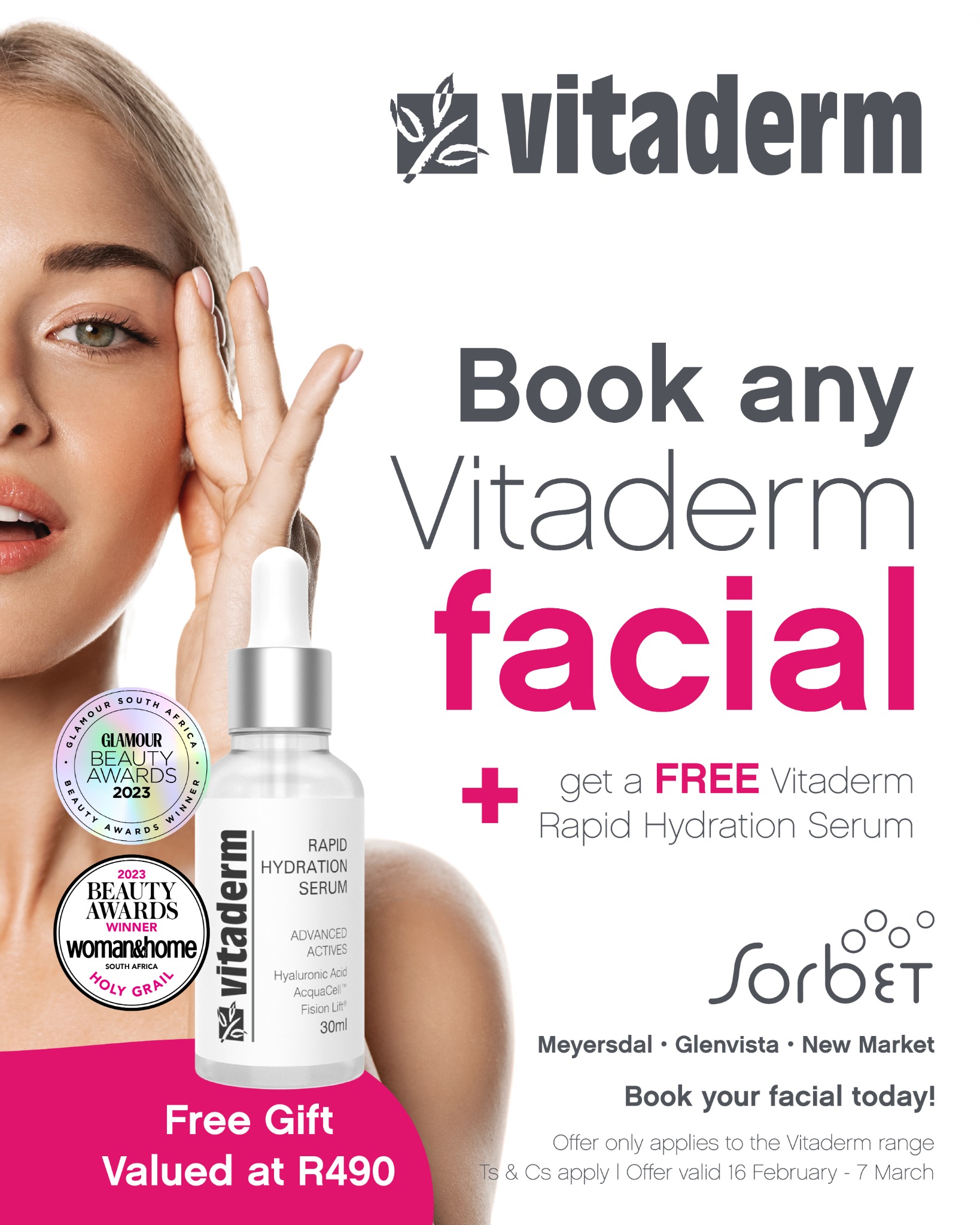 Vitaderm Professional Skincare Facebook ad
