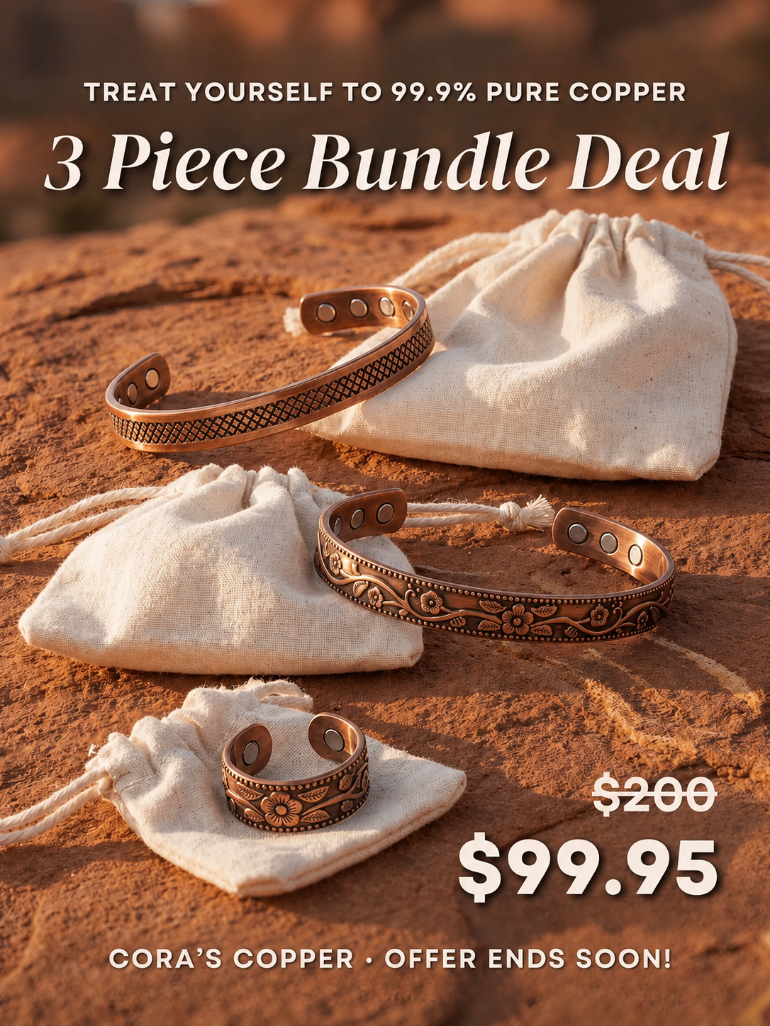 Cora's Copper Jewelry Facebook ad