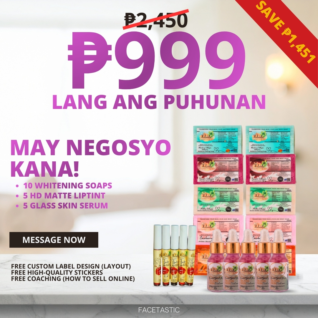 Facetastic Glam Facebook ad: Simulan ang iyong negosyo for only ₱999!