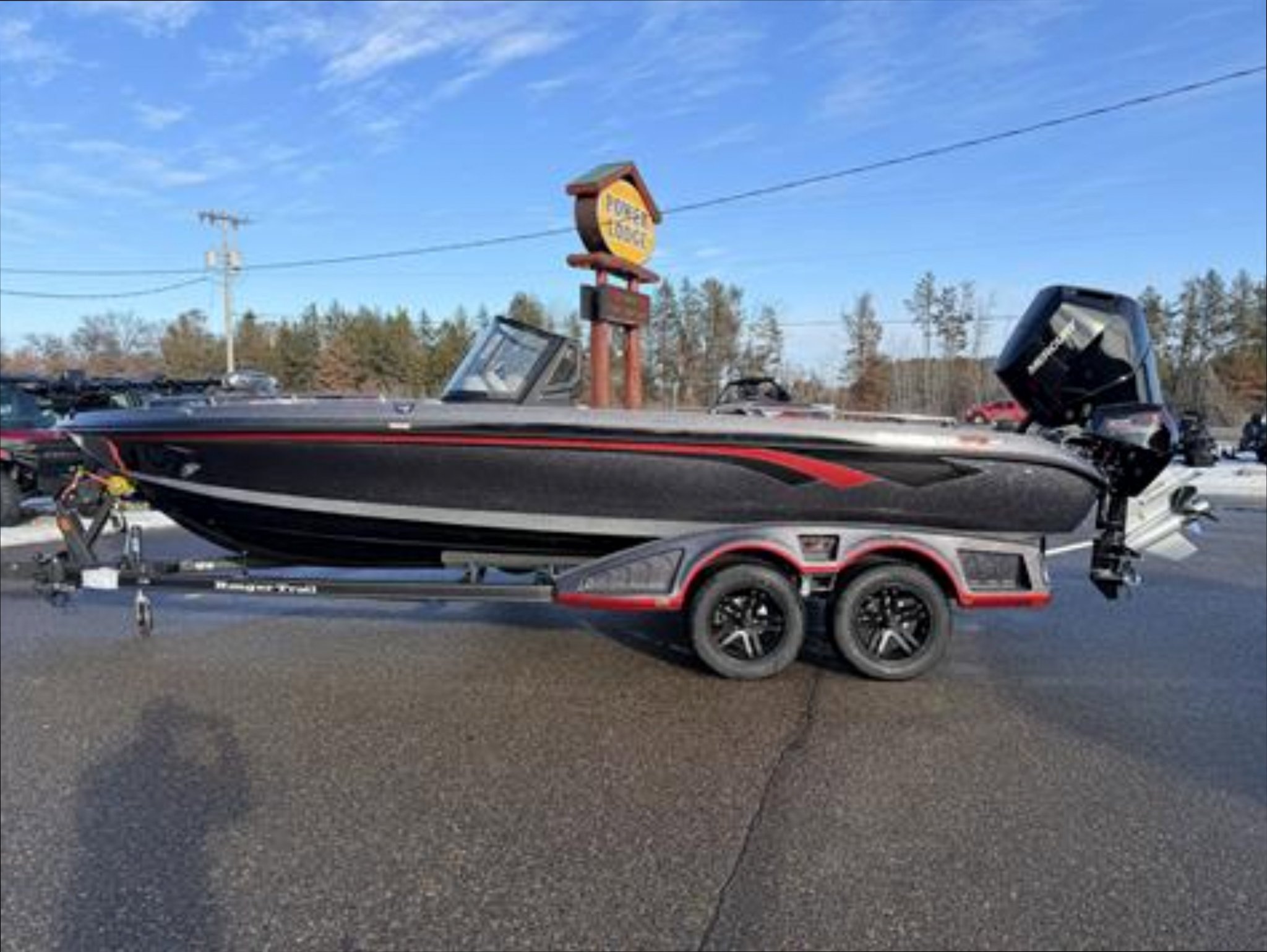 Power Lodge Facebook ad: 2026 RANGER 621 CUP FISHERMAN **$2000 BASS PRO GIFT CARD**