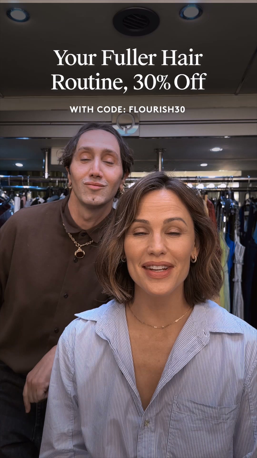 Jennifer Garner Facebook ad: Award-Winning Hair Growth for Women