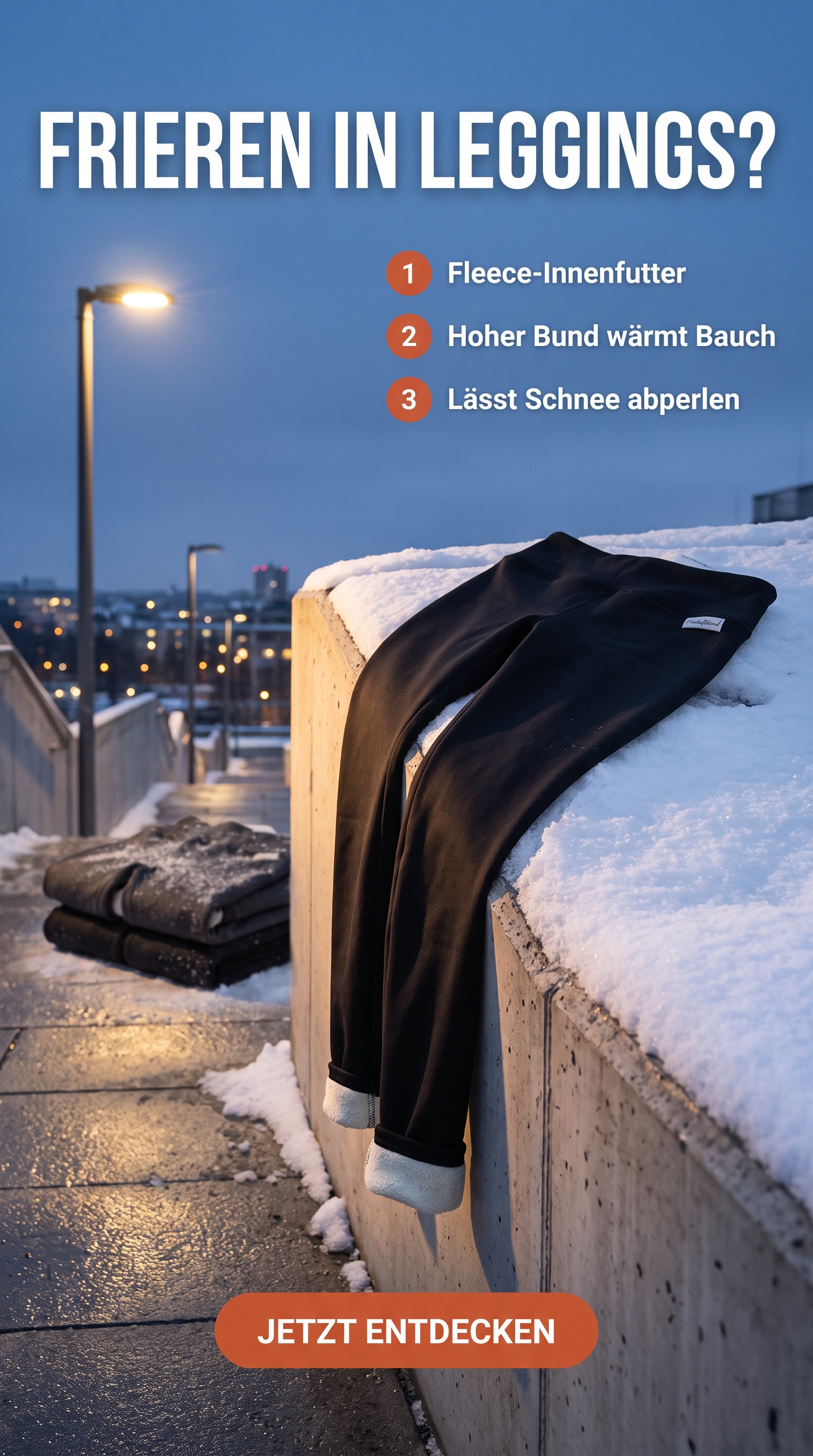 Freiluftkind Facebook ad: Frierst du in Leggings? Diese hier sind innen mit Fleece…