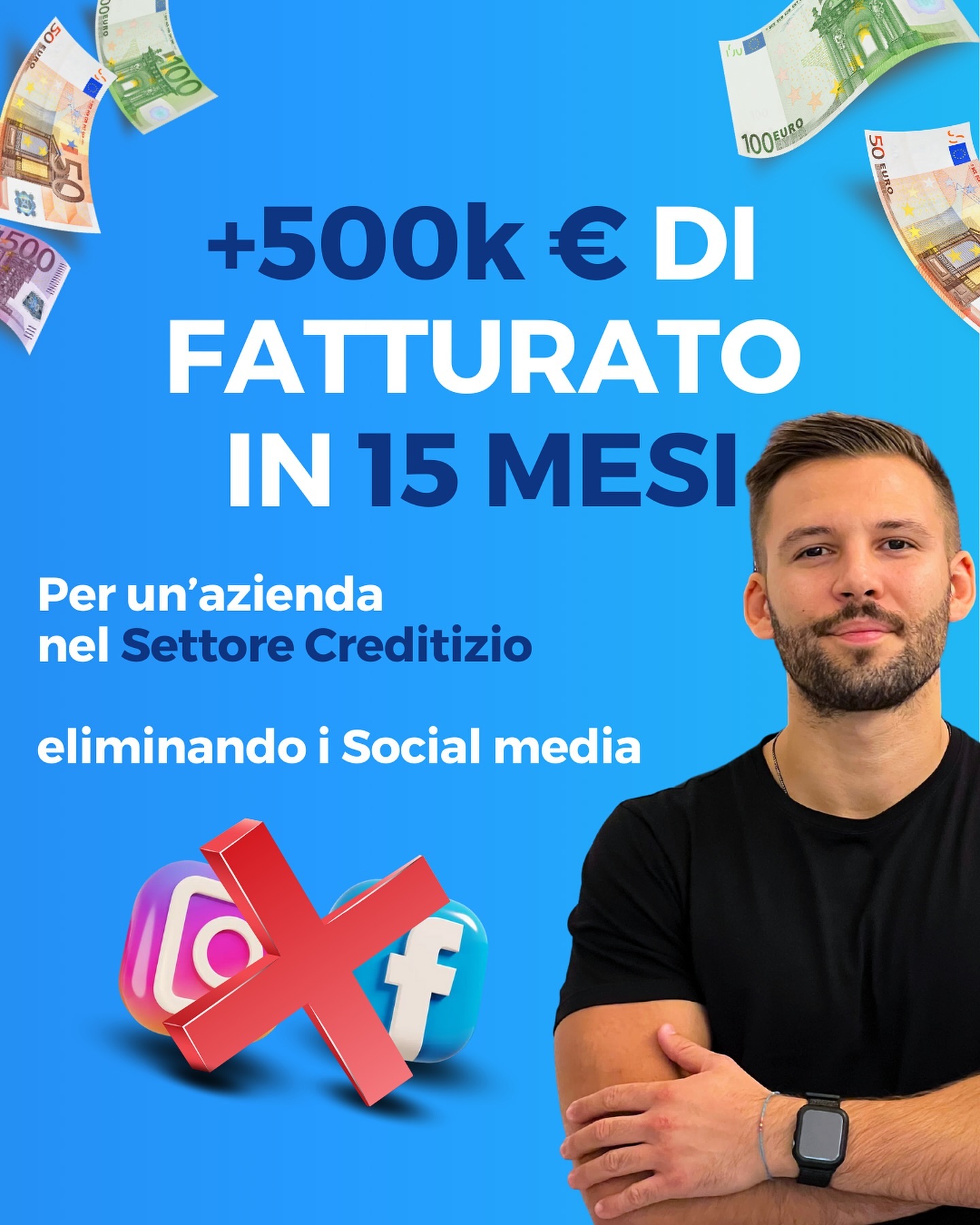 Aura Marketing - Claudio Lombardi Facebook ad: Dal rischio fallimento a +500k in 15 mesi…