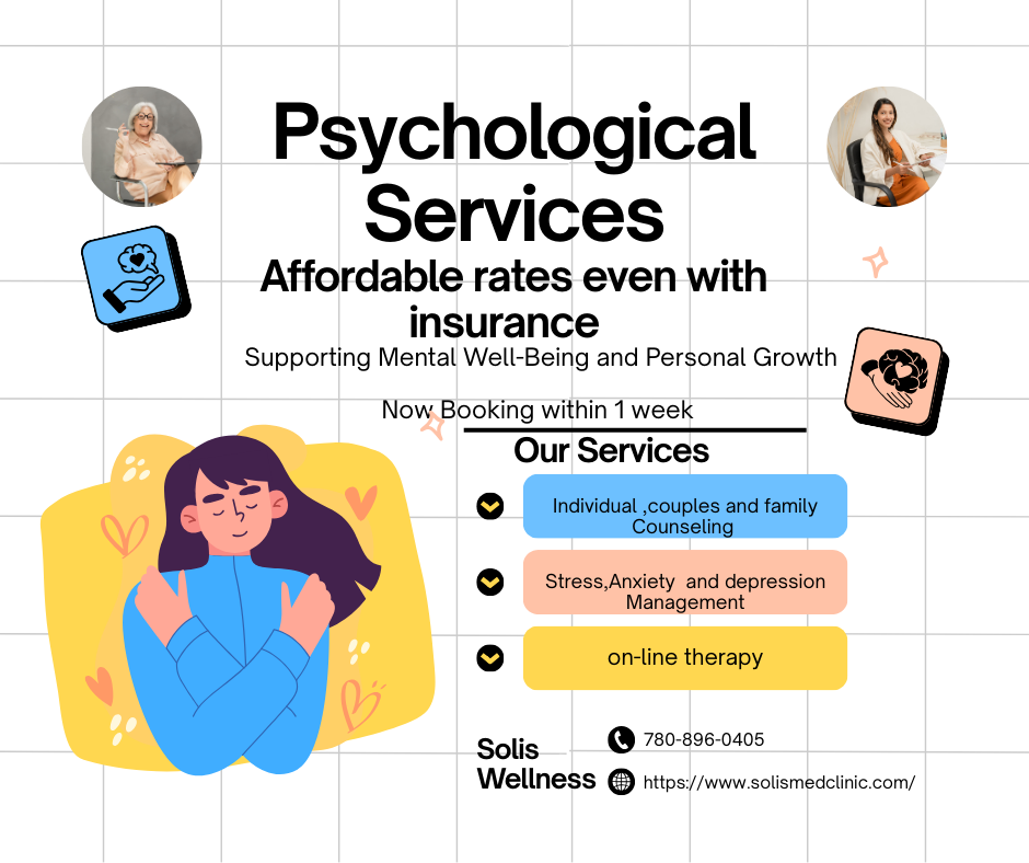 Solis Physio And Wellness Facebook ad: Psychological services