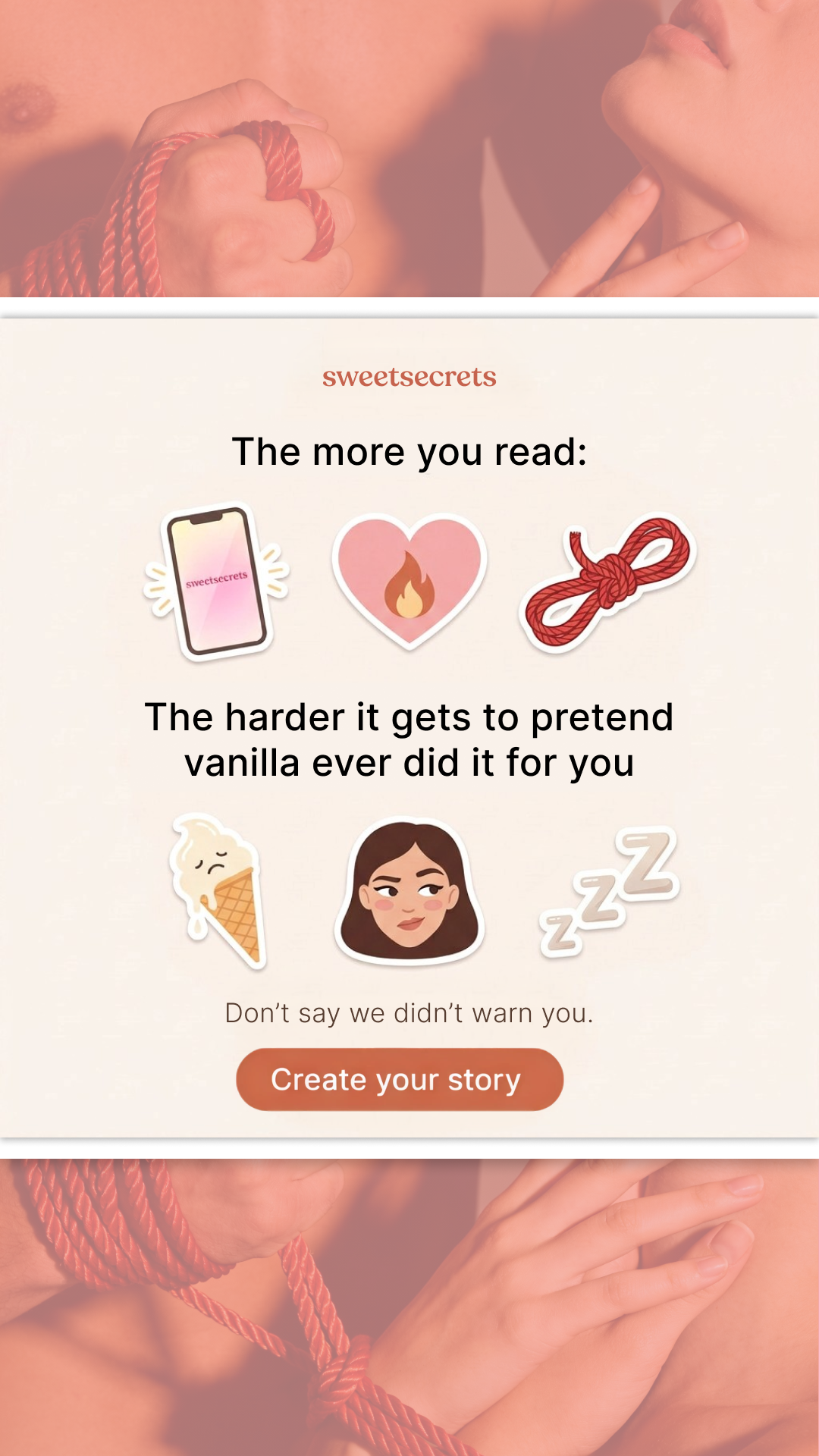 Sweetsecrets Facebook ad