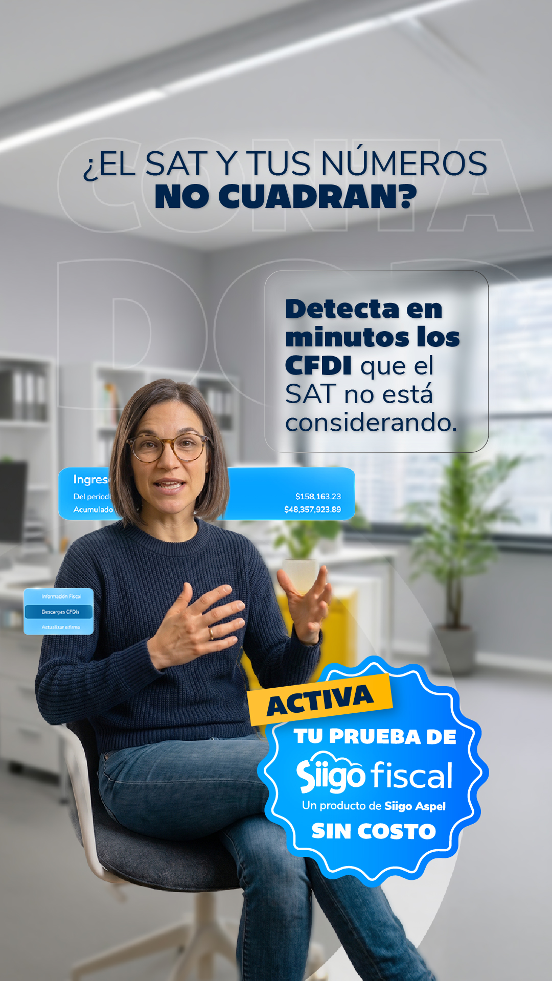 Siigo Aspel Facebook ad: Descarga masivamente tus CFDIs