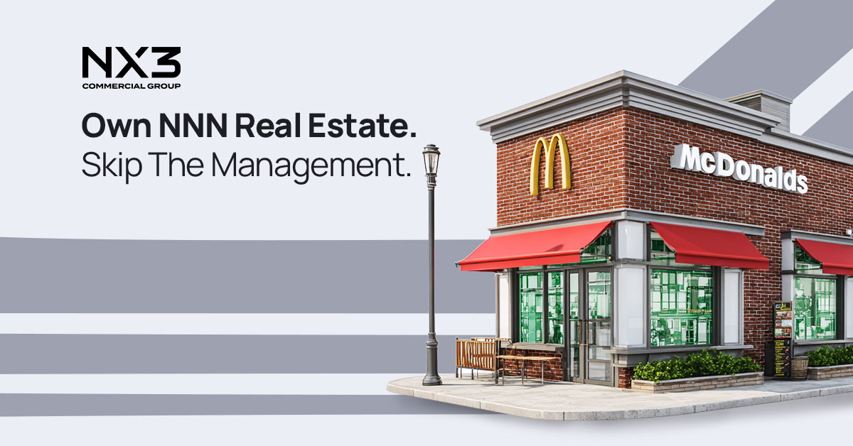 NX3 Commercial Group Facebook ad: NNN investments are designed for predictable income with…