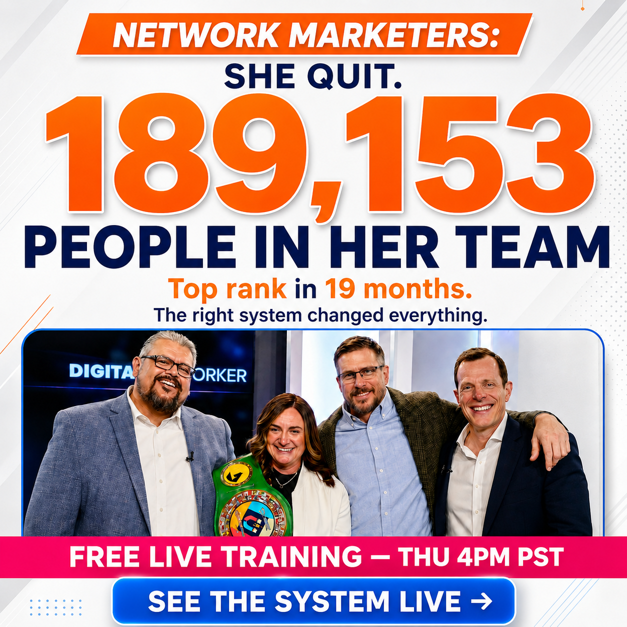 Attraction Marketing Facebook ad