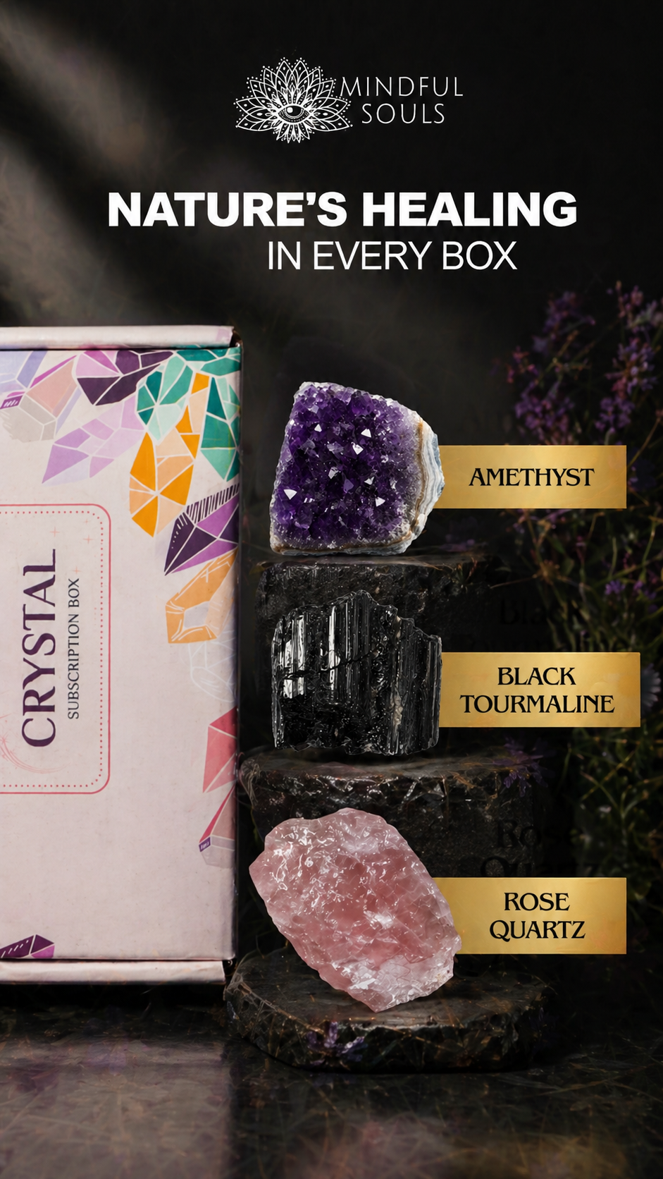 Crystal Healing Stones Facebook ad