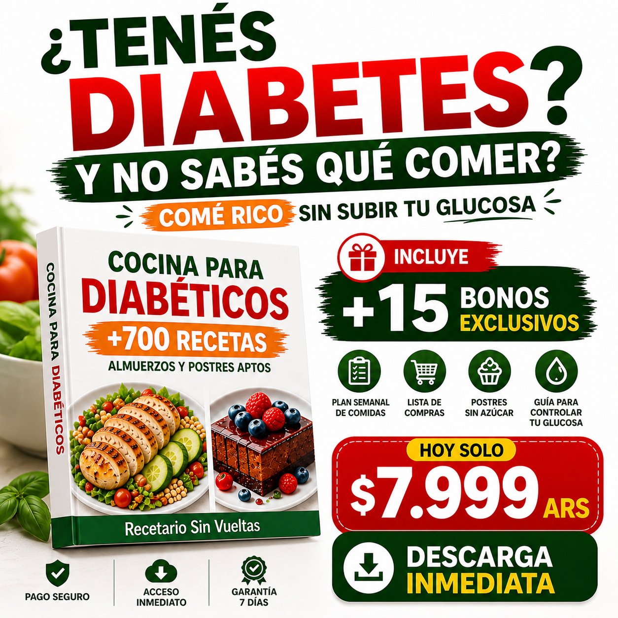 Recetario Sin Vueltas  Facebook ad