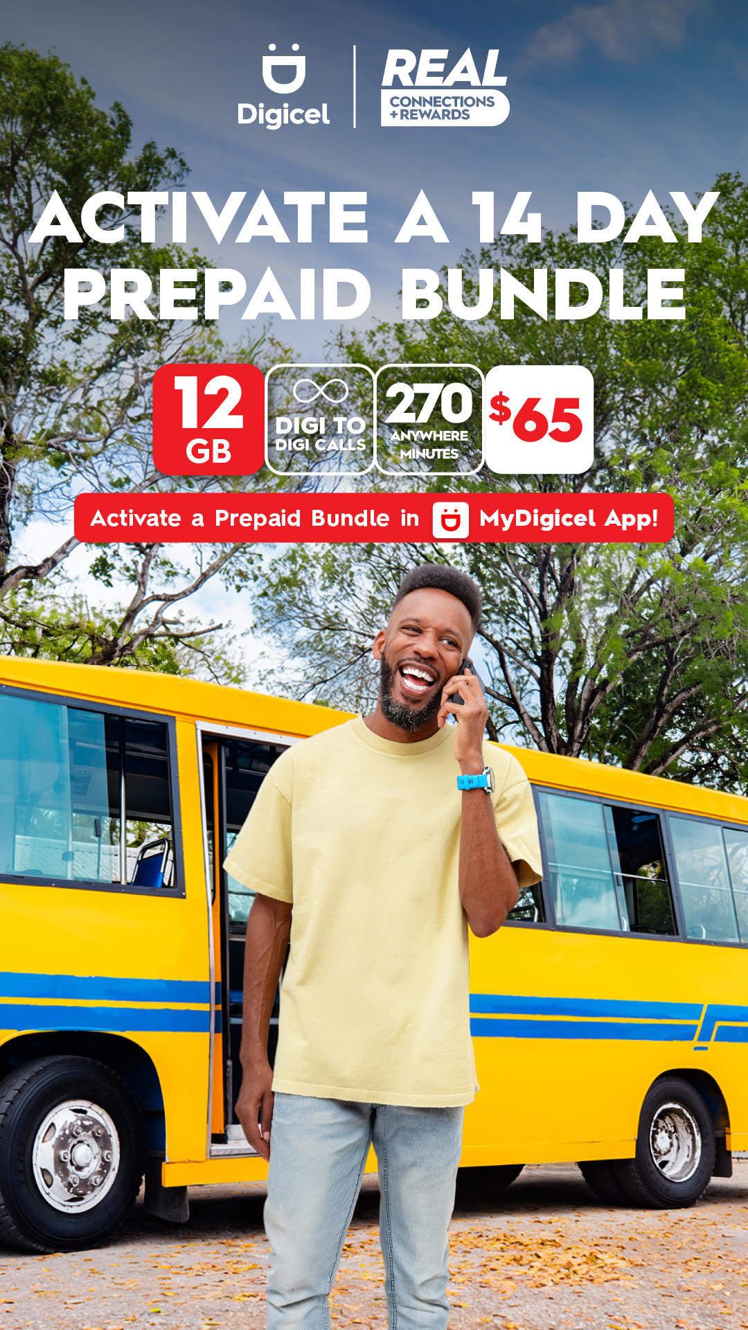 Digicel Facebook ad from Aug 12, 2026
