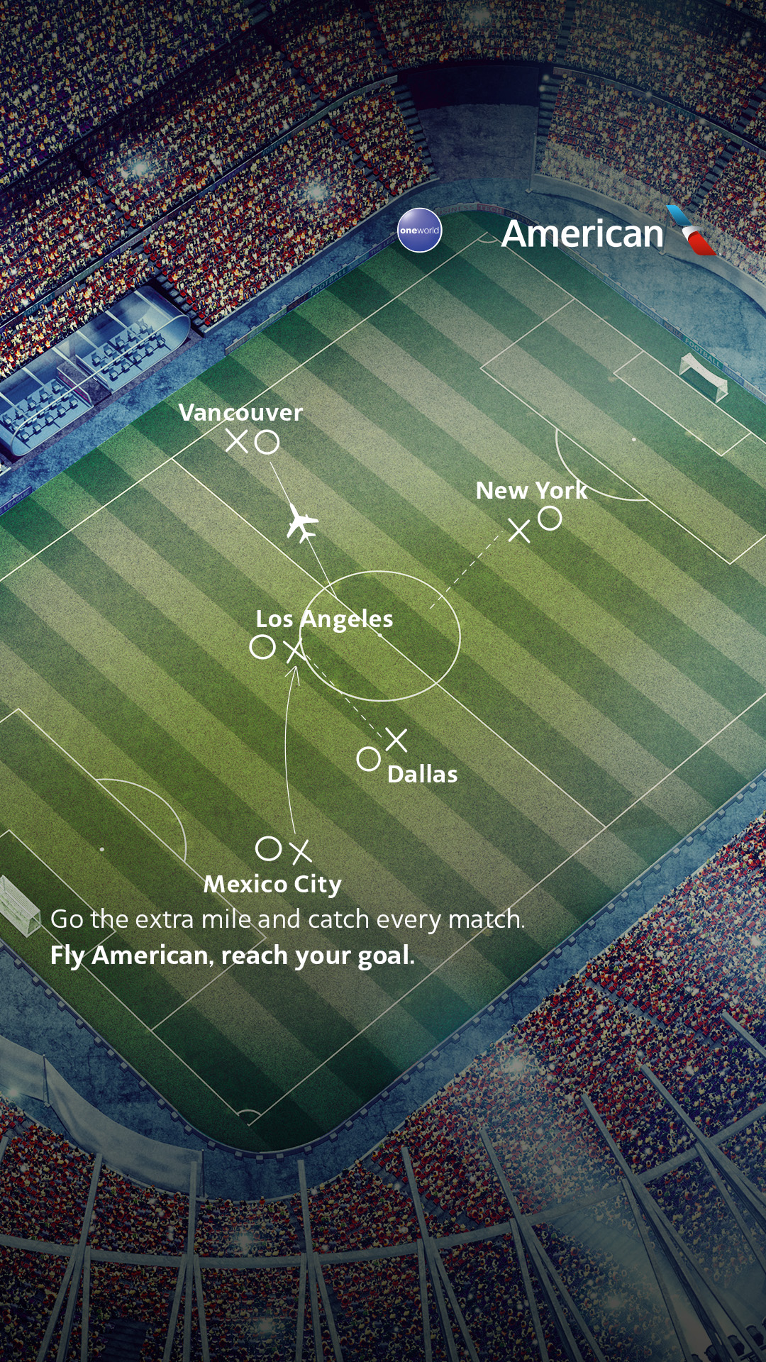 American Airlines Facebook ad