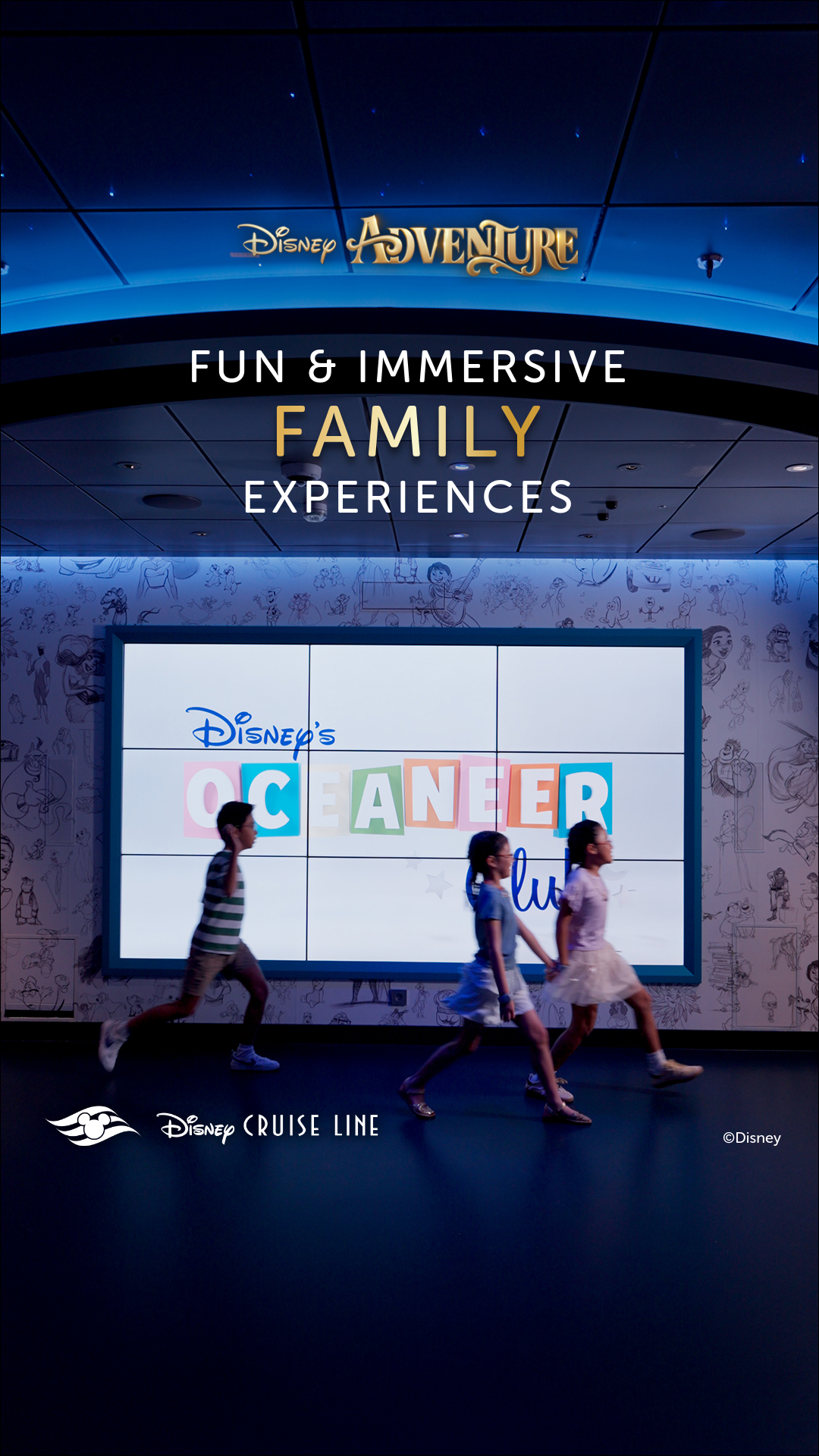 Disney Cruise Line Facebook ad