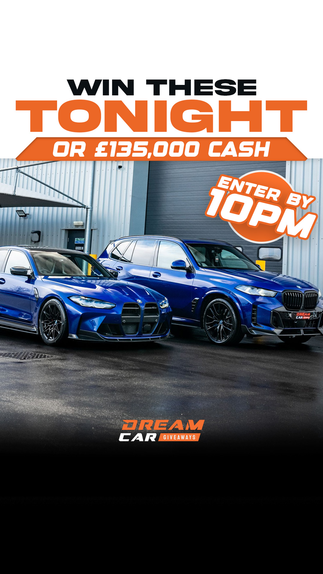 Dream Car Giveaways Facebook ad