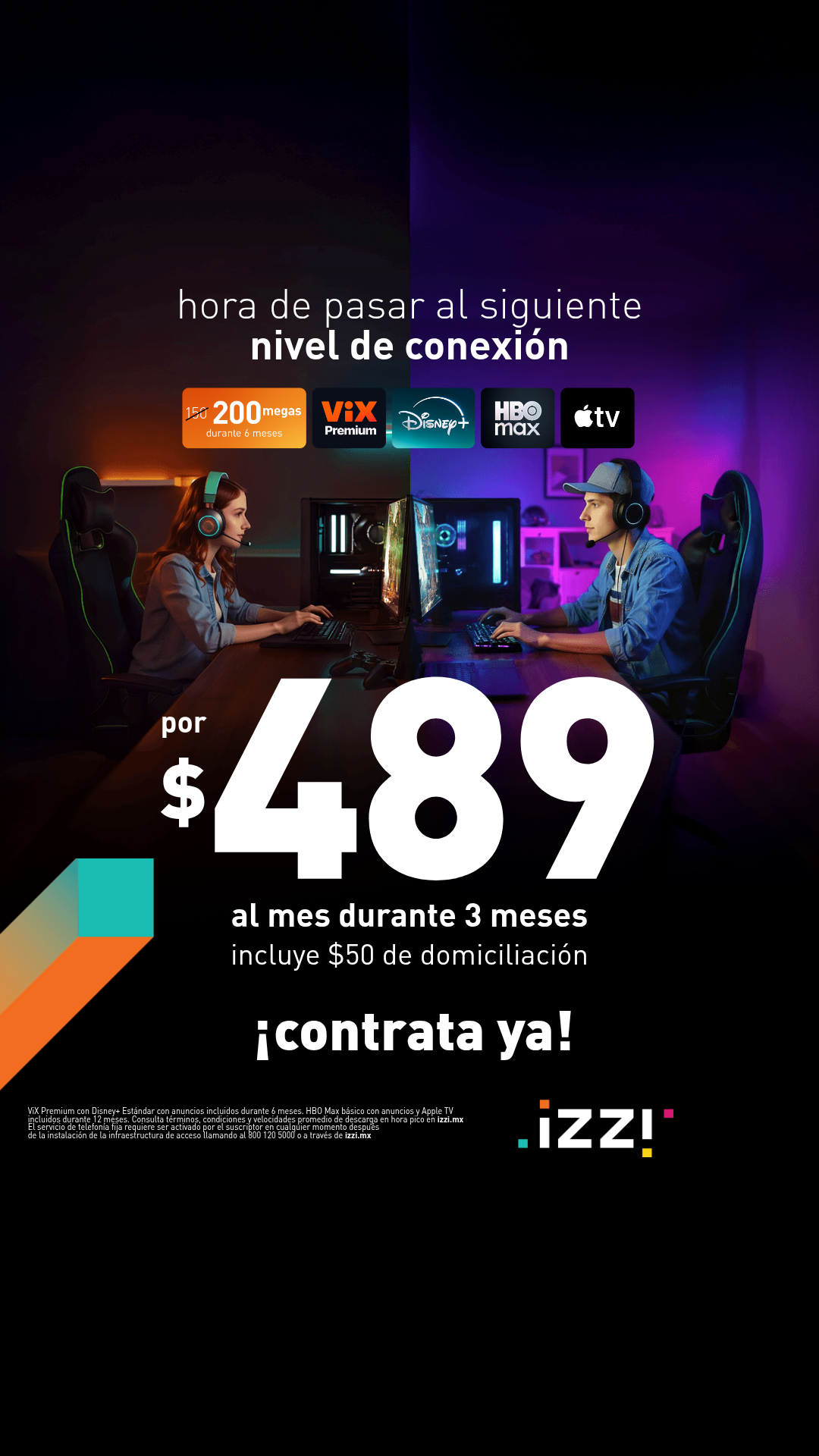 izzi telecom Facebook ad