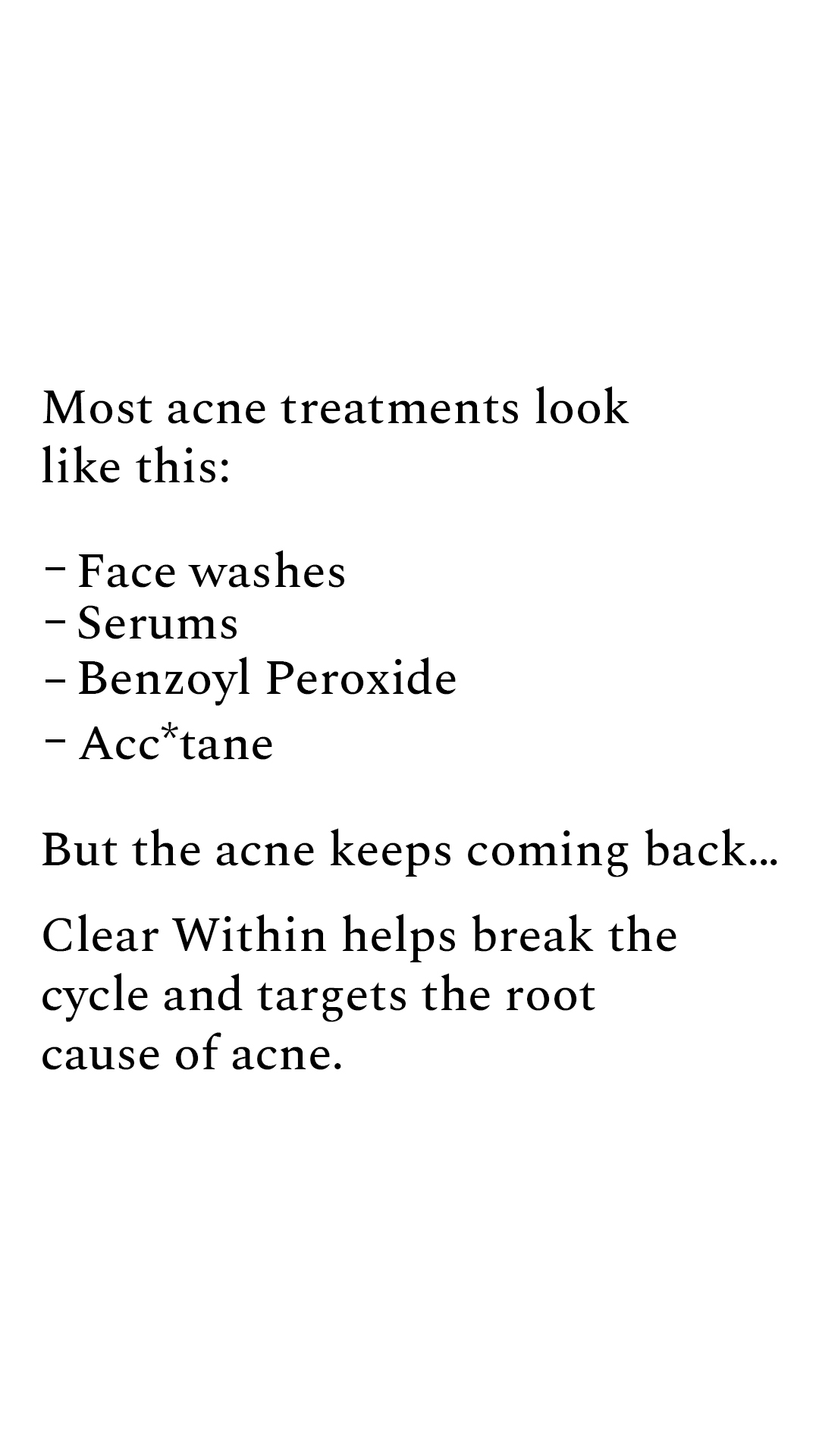 Within Skin Facebook ad